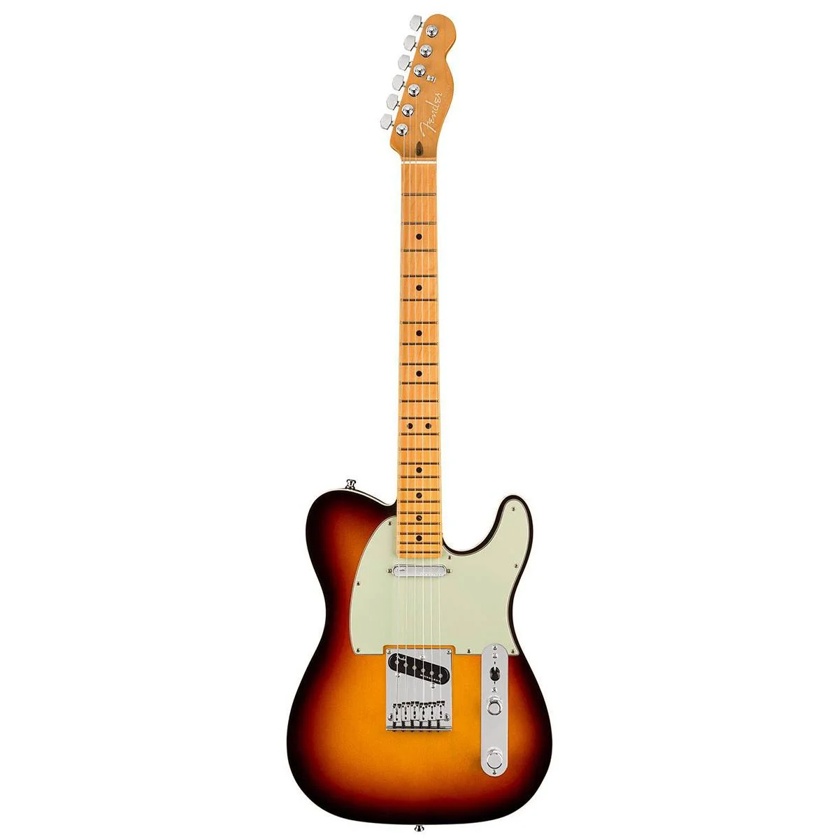 Fender American Ultra Telecaster Electric Guitar (Ultraburst, Maple Fretboard)