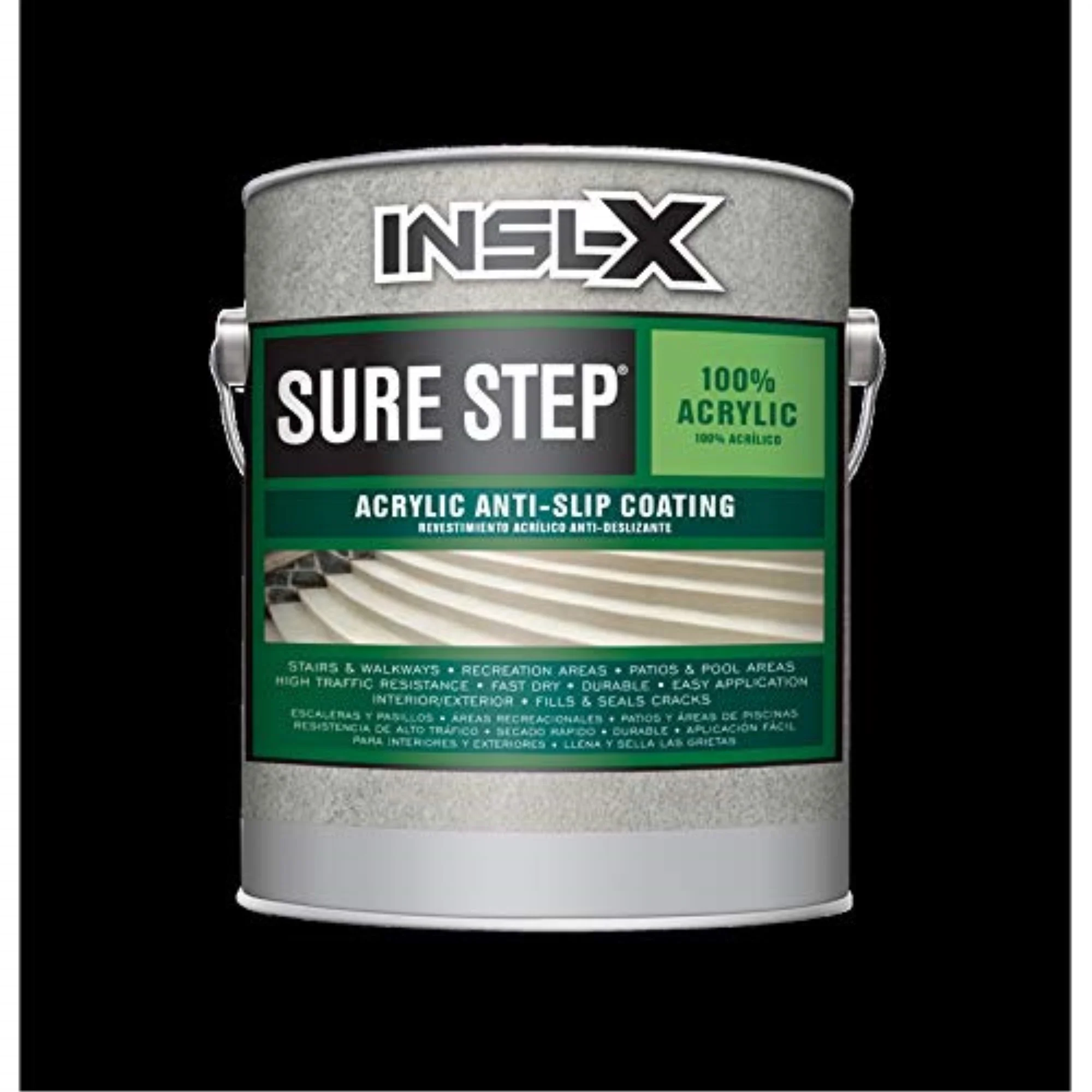 INSL-X Sure Step White Resistant Concrete Paint, 1 Gal. SU0110092-01