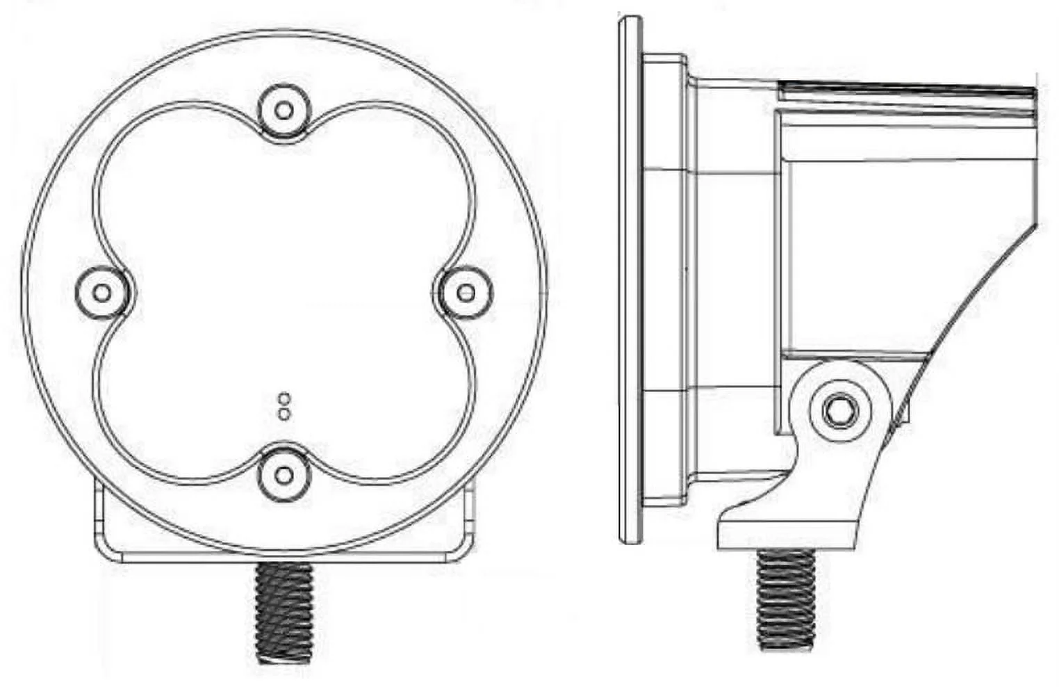Baja Designs LED Light Pods Amber Lens Driving/Combo Pair Squadron R Sport