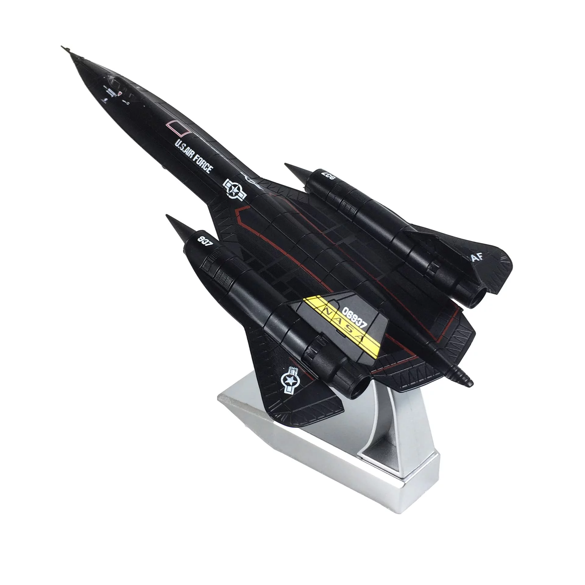 NUOTIE U.S. SR-71 Blackbird Reconnaissance 1:144 Scale Aircraft Metal Diecast Military Fighter Model