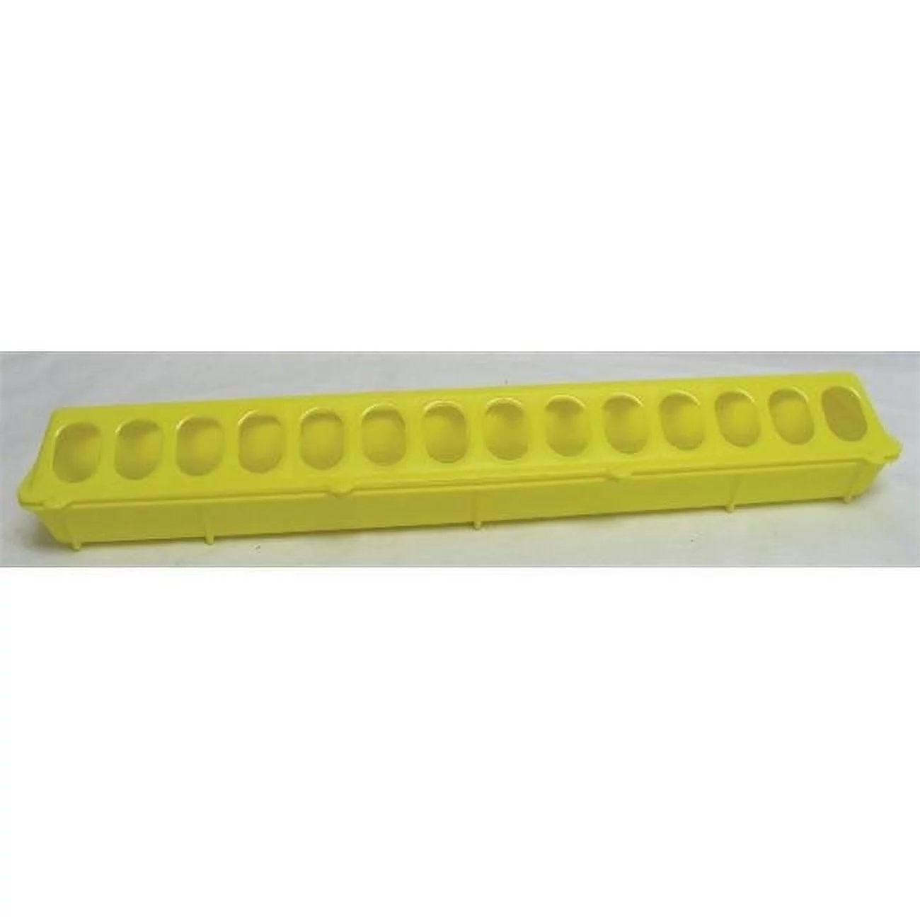 Miller Mfg Co Inc 820YELLOW Flip-top Poultry Feeder - Yellow - 20 Inch