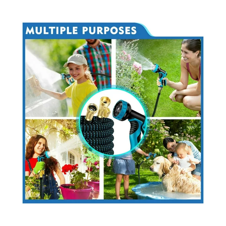 Stronger Deluxe Heavy Duty Garden Water Hose (50ft,75ft,100ft)