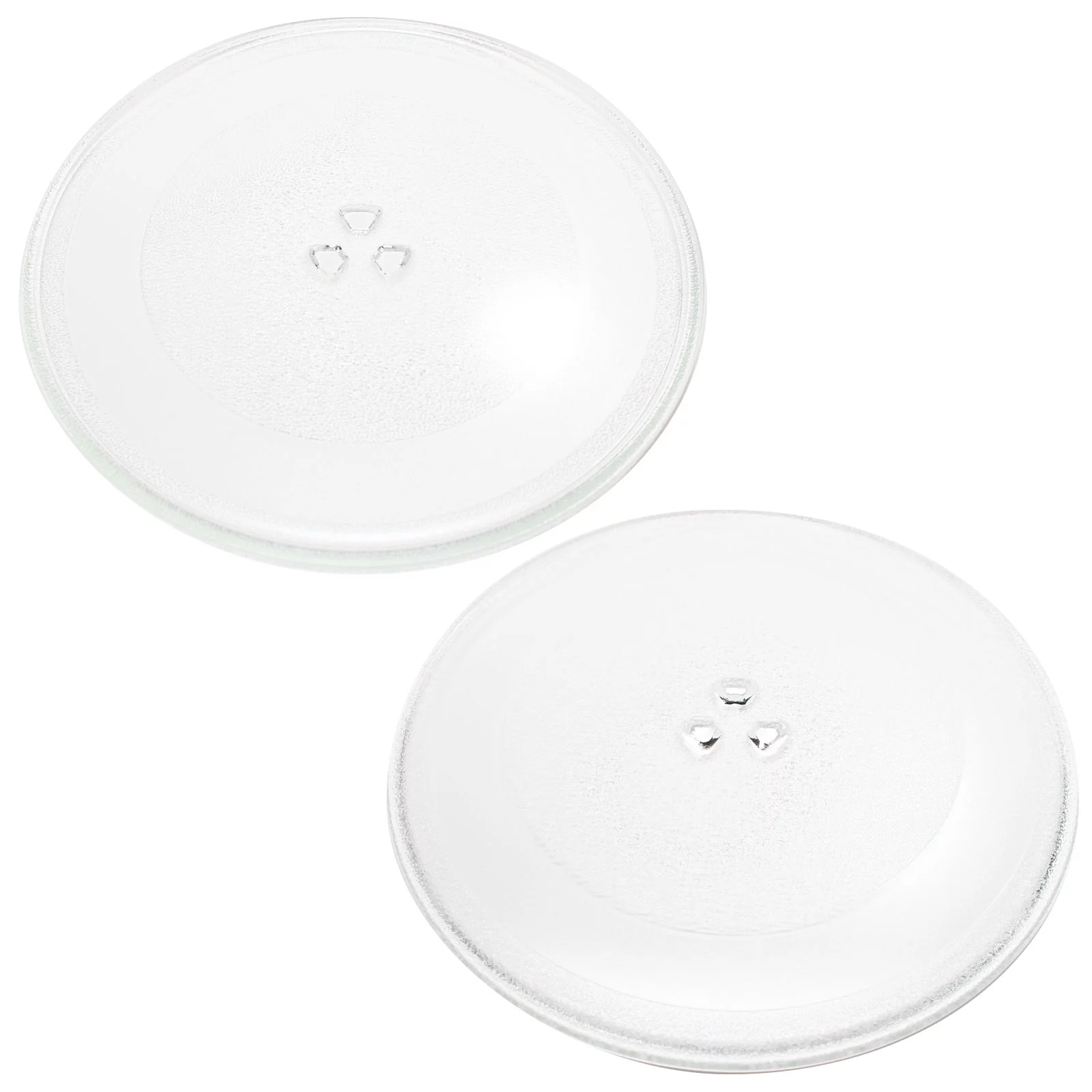 2-Pack Replacement General Electric / G.E. JVM1542BF01 Microwave Glass Plate - Compatible General Electric / G.E. WB49X10129 Microwave Glass Turntable Tray - 12 3/4