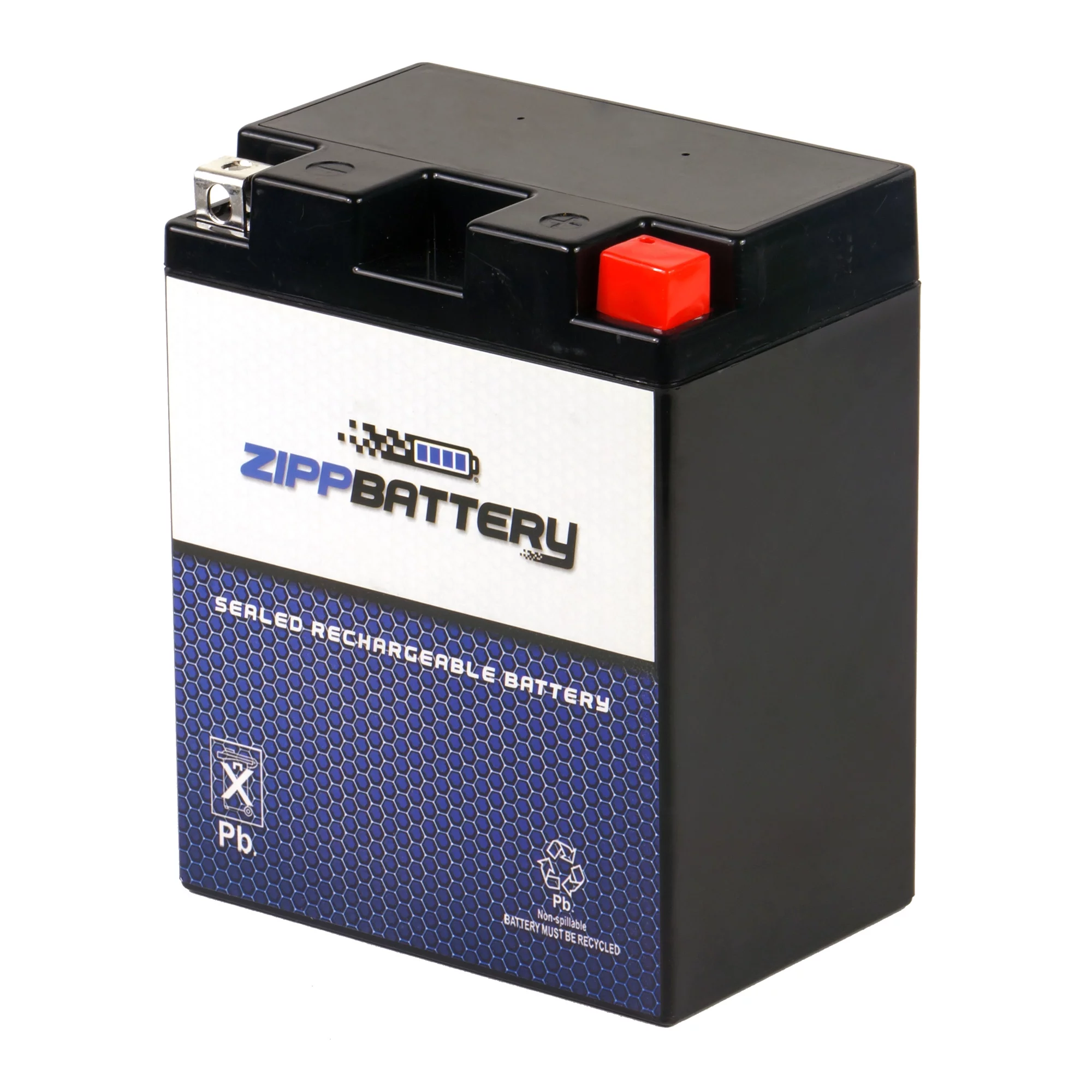 Zipp Battery YTX14AHL-BS (14AHL-BS 12 Volt,12 Ah, 210 CCA) Motorcycle Battery for Kawasaki 650cc Kl650-a E Klr 2003