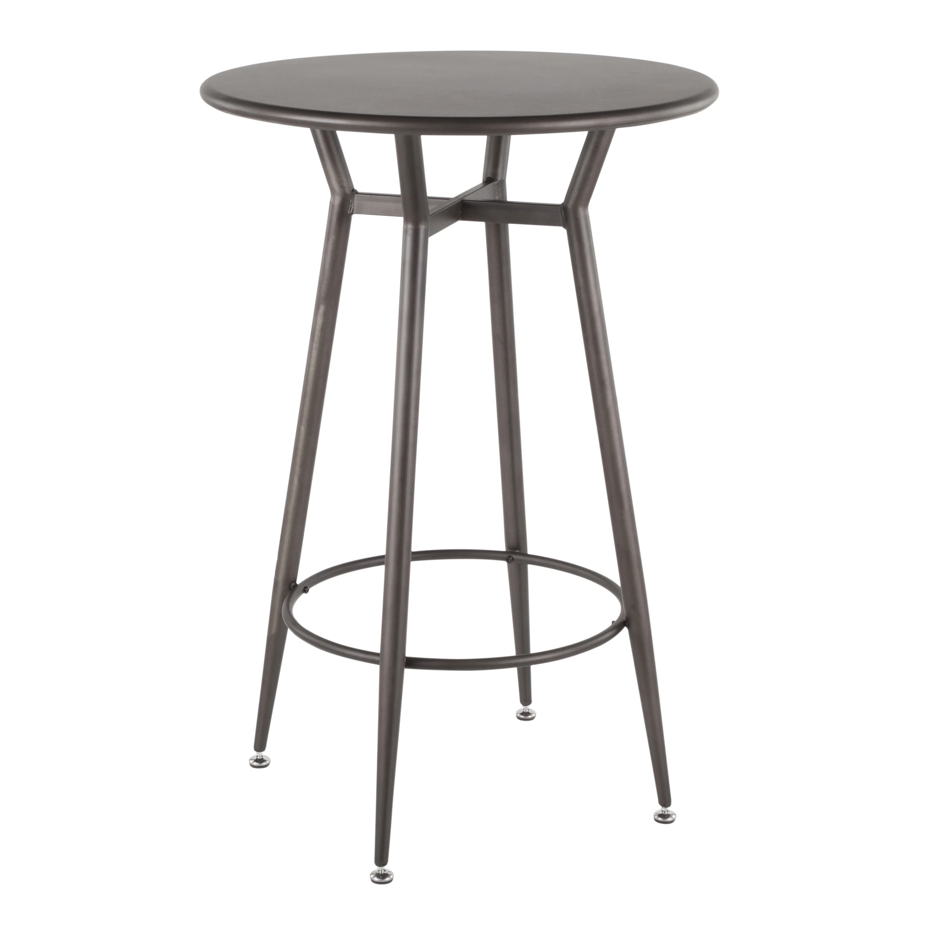 Industrial Round Bar Table - 33.0 - Elevate Your Space