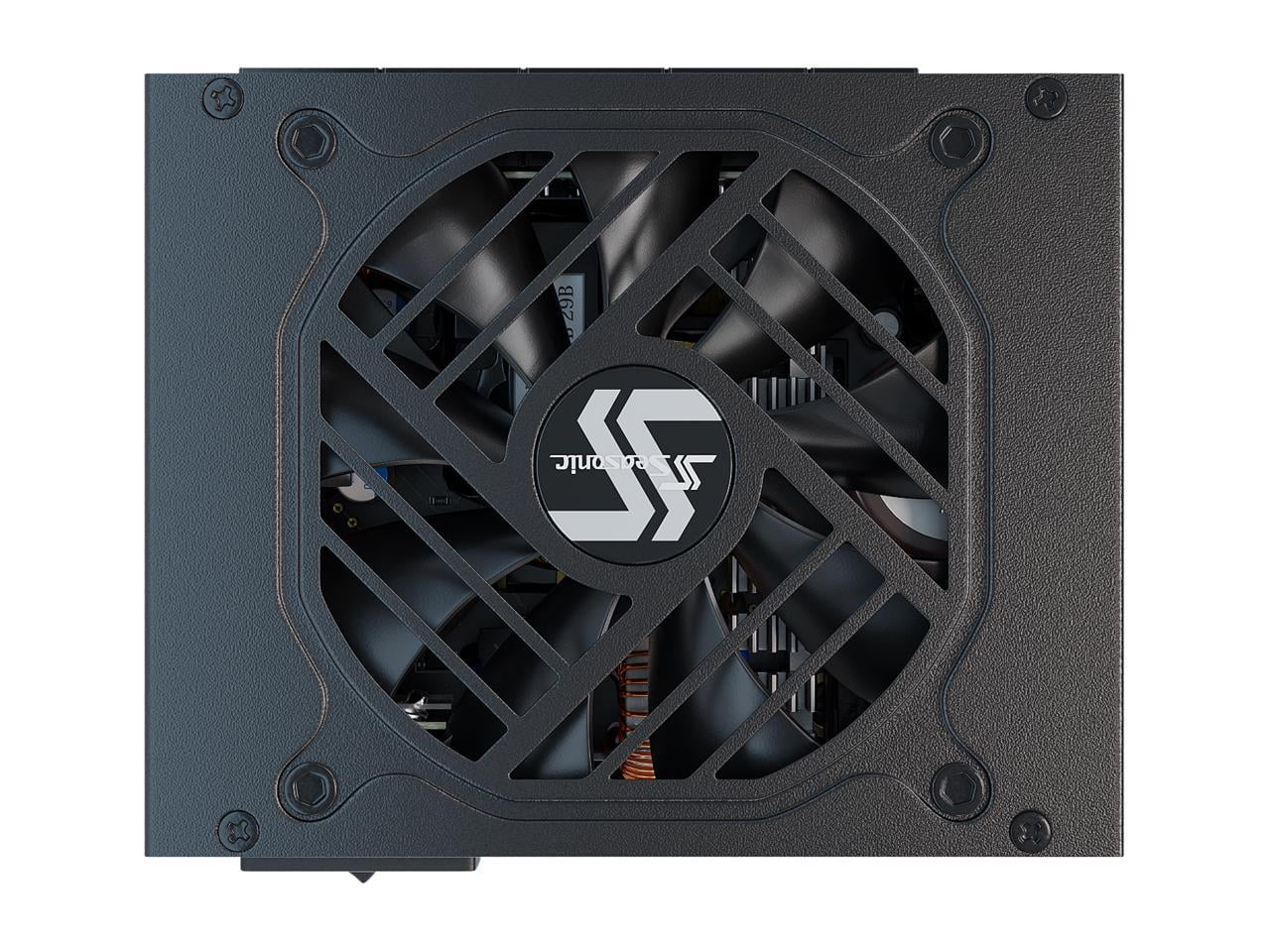 Seasonic FOCUS SPX-750, 750W 80+ Platinum, Full-Modular, SFX Form Factor, Low Noise, Premium Japanese Capacitor, 10 Year Warranty, Nvidia RTX 30/40 Super, AMD GPU Compatible, Ref# SSR-750SPX