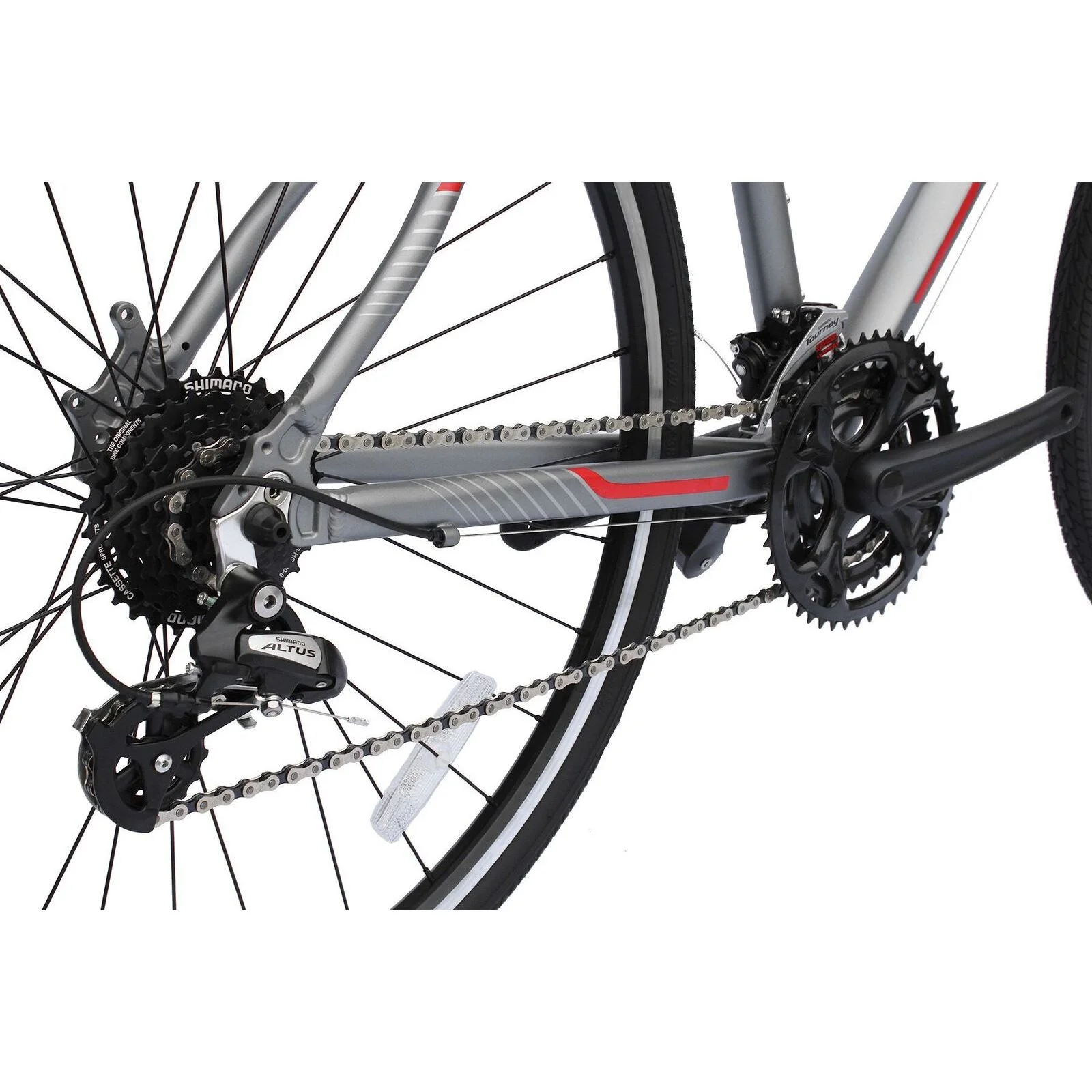 Micargi Bicycles  Cross 5.0 Matte Charcoal Hybrid Bicycle