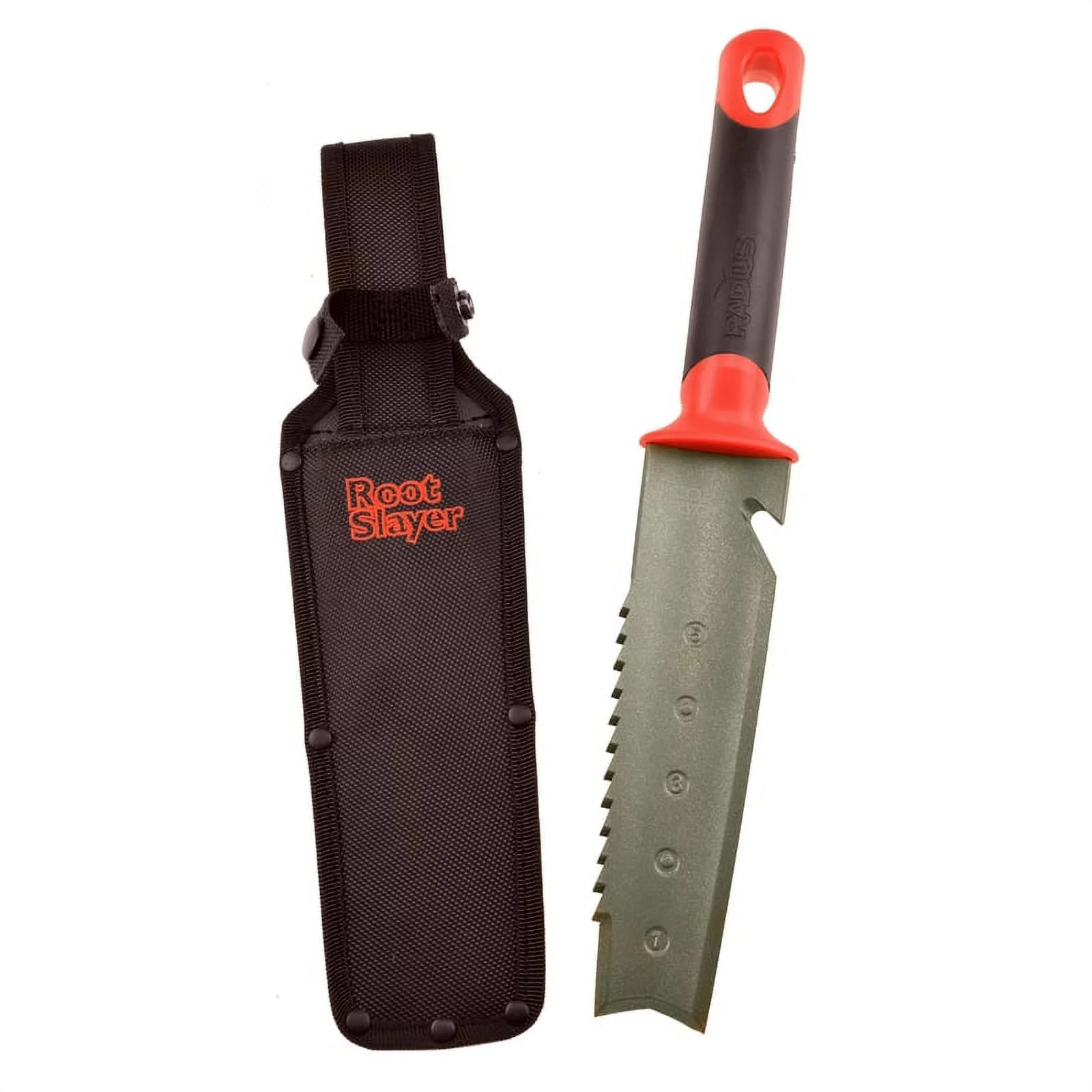 Radius Garden 17211 Root Slayer Soil Knife with Holster
