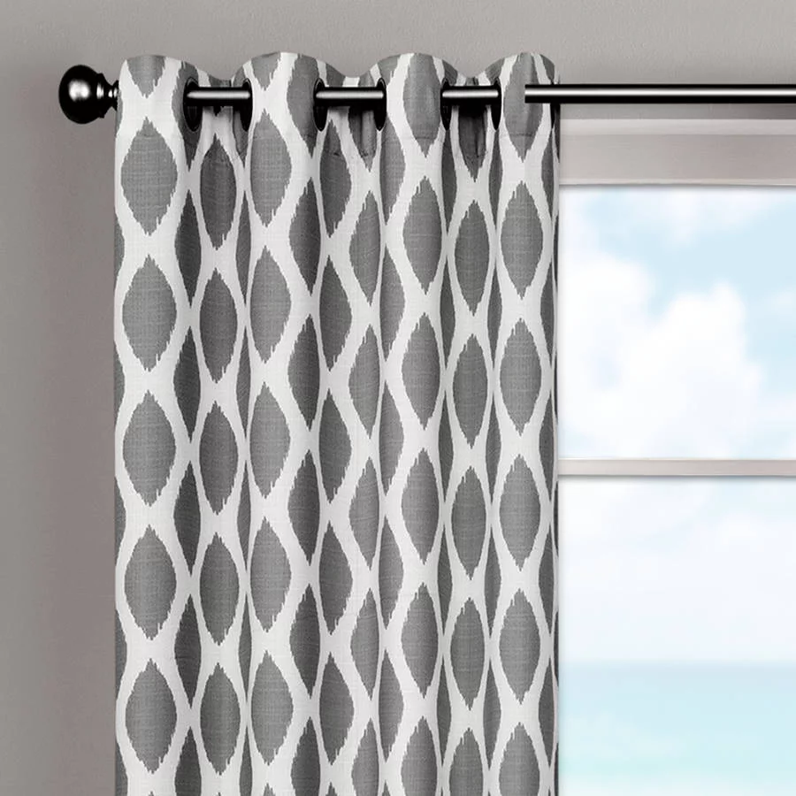 Better Homes and Gardens Ikat Diamonds Curtain Panel