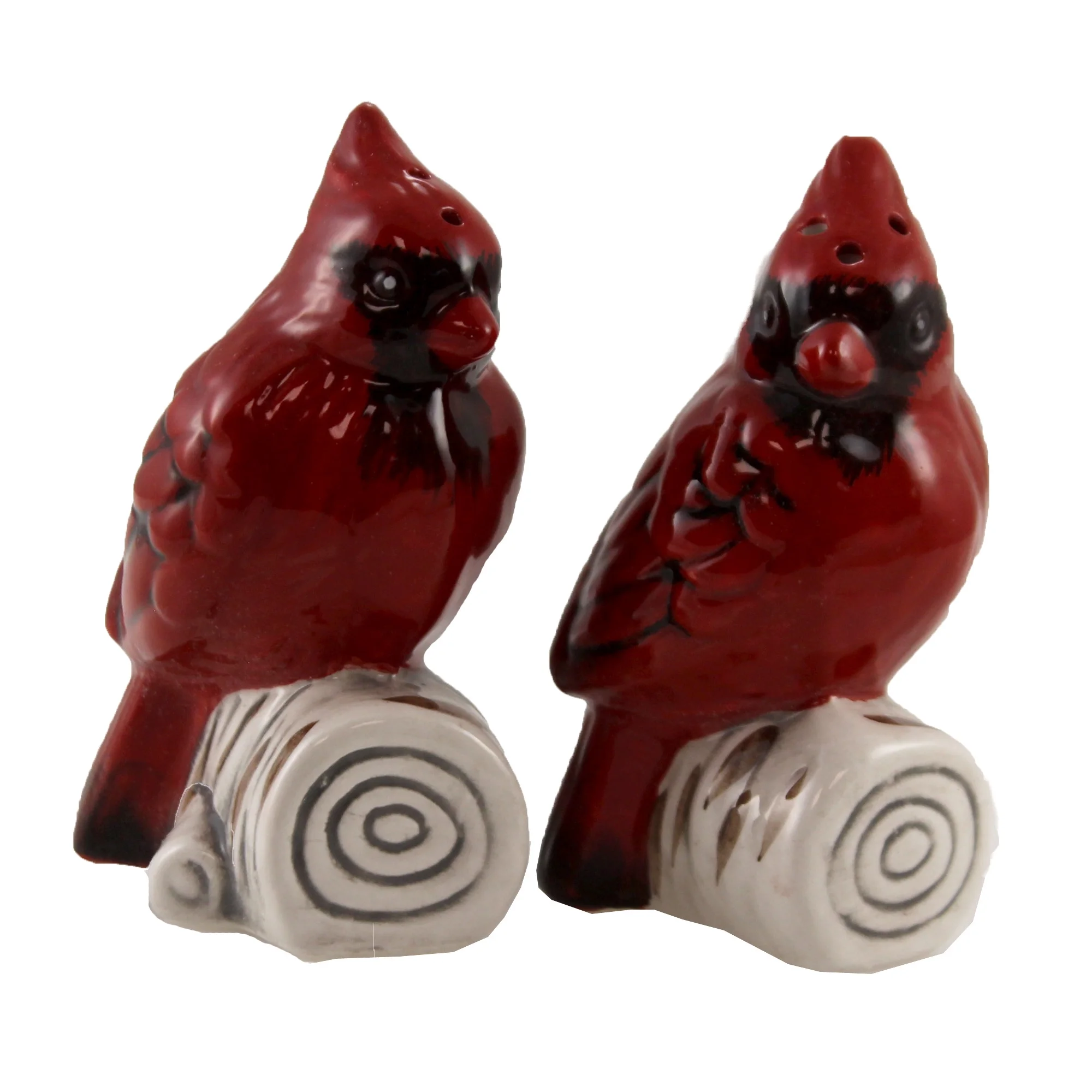 Ganz Cardinal Salt & Pepper Set. - Set Of Salt & Pepper Shakers 3.25 Inch, Earthenware - Earthenware MX177525