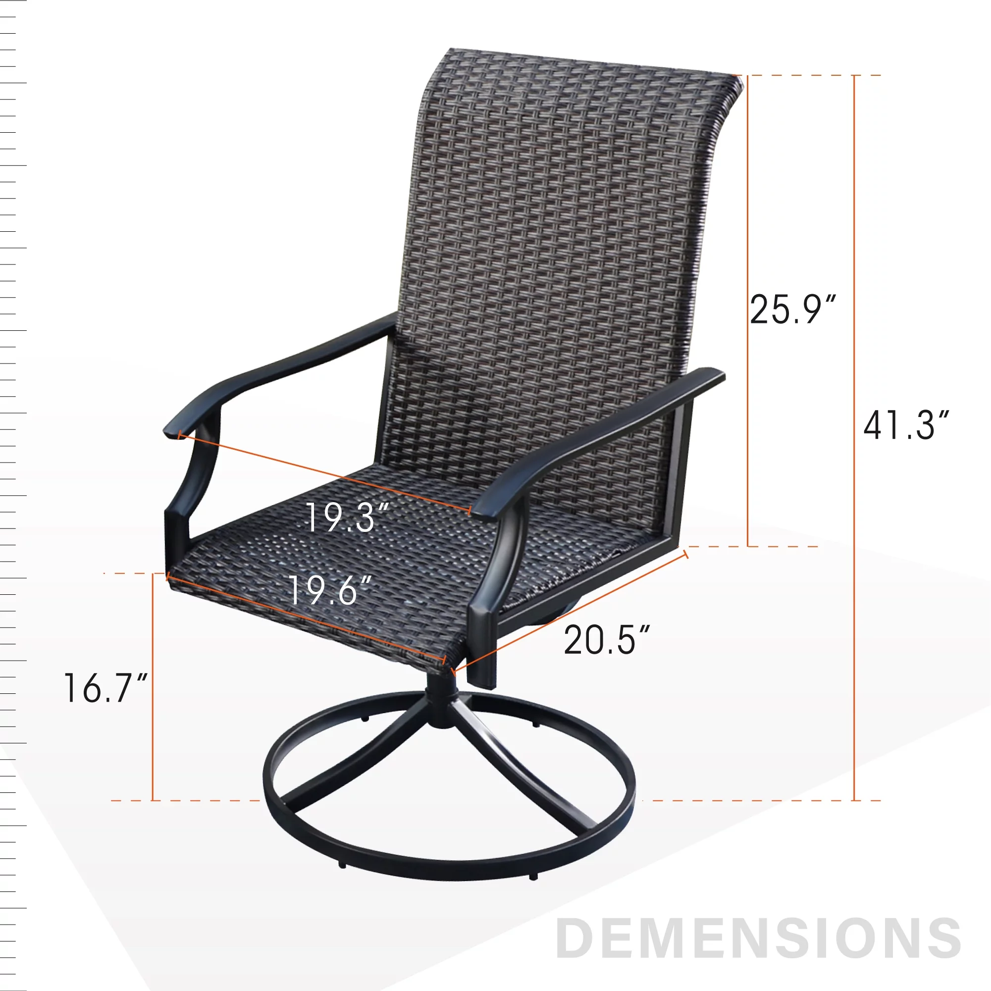 MF Studio 5 Pieces Patio Dinning Set with Gas Fire Pit Table