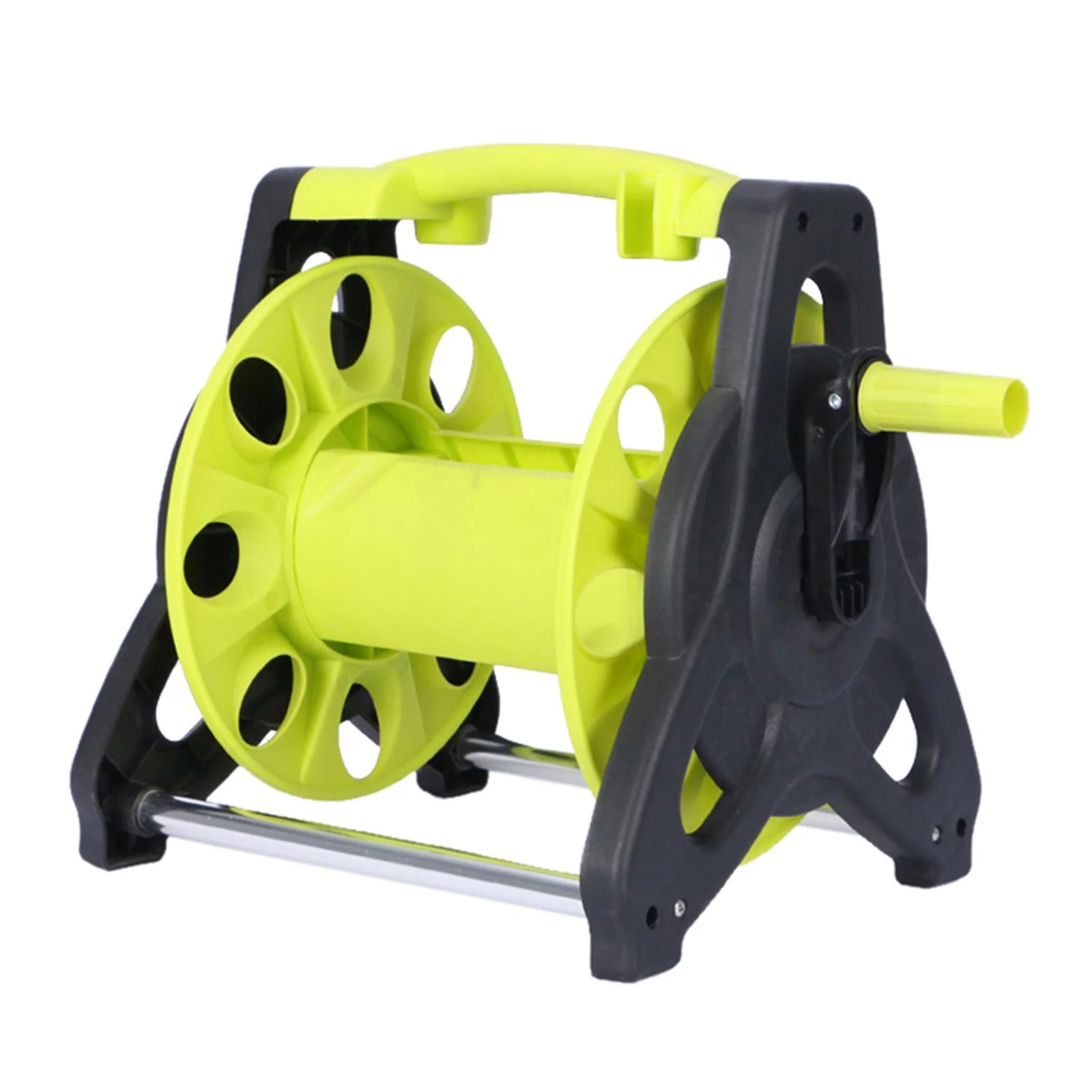 Garden Hose Holder Heavy Duty Water Hose Holder Hose Hanger Decorative Garden Hose Storage Hose Reel Cart Pressure Washer Hose Holders - Green