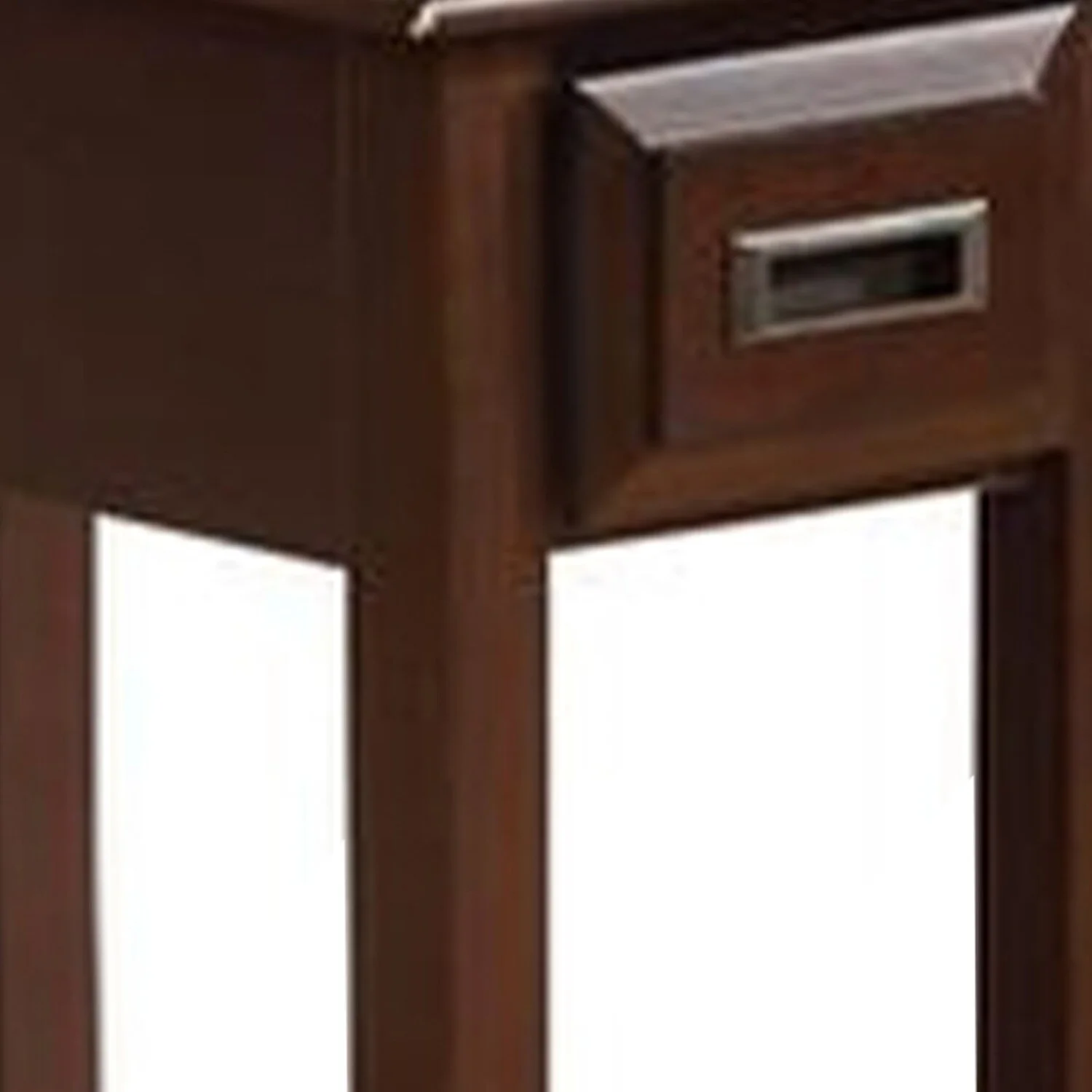 Astounding Side Table, Dark Cherry Brown