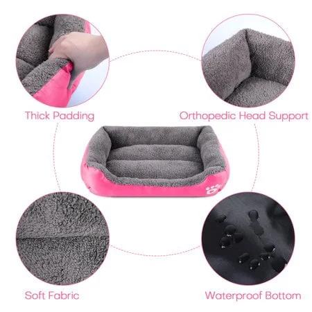 Dog Bed for Large Dogs - Big Orthopedic Dog Bed,  Pet Bed Mat, Suitable for 6 lbs to 75 lbs