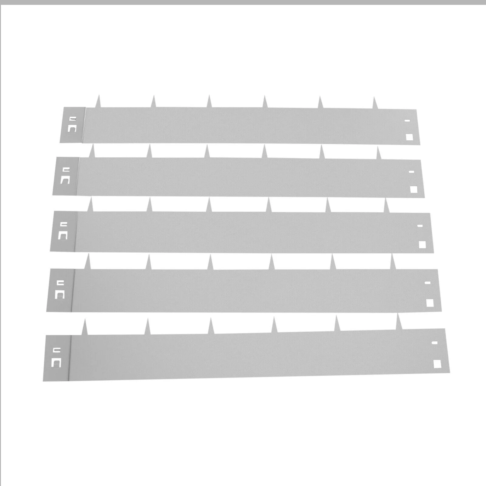 Steel Lawn Edging Metal Landscape Edging 5PCS 4