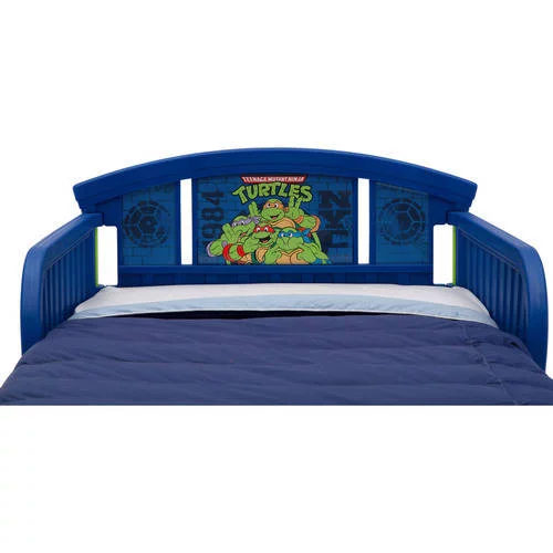 Delta Children Teenage Mutant Ninja Turtles Plastic Toddler Bed, Blue
