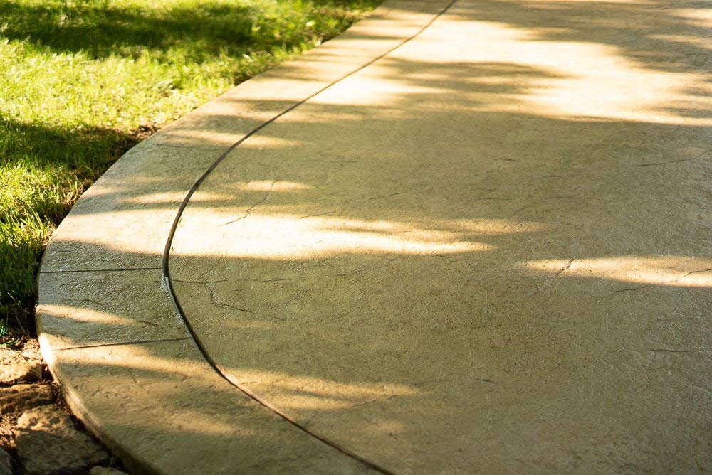 Stamped Concrete Sealer, 1 Gal - Clear, Water-Based, Semi-Gloss Sealer for Decorative Concrete Surfaces