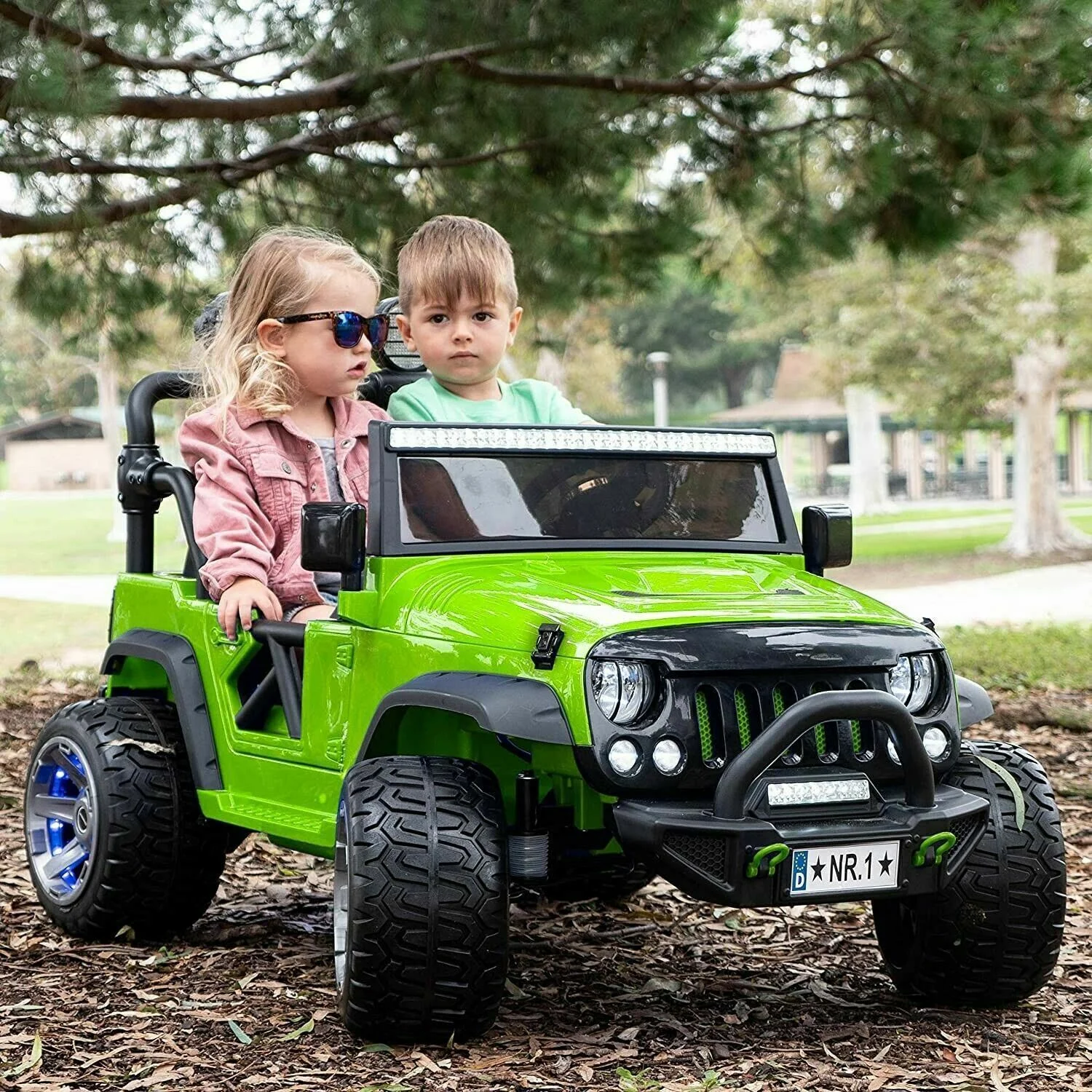 2023 Kids Jeep Two Seater Ride On Car Truck with Remote Control and Music