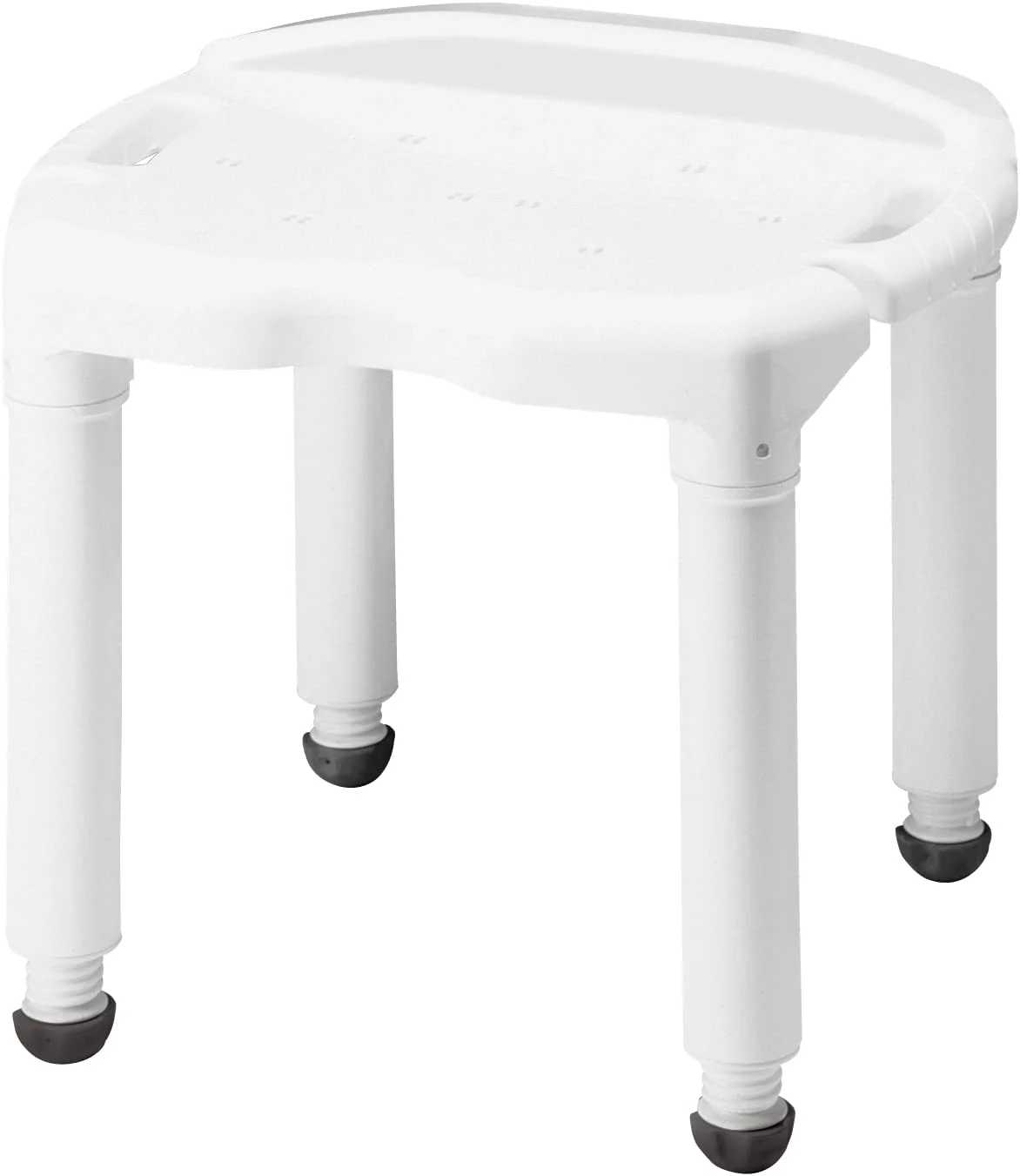 Carex Universal Bath Seat and Shower Chair - Bath Chair Supports Up To 400 Pounds - Adjustable Height Shower Bench, Plastic Stool For Shower, Shower Seat