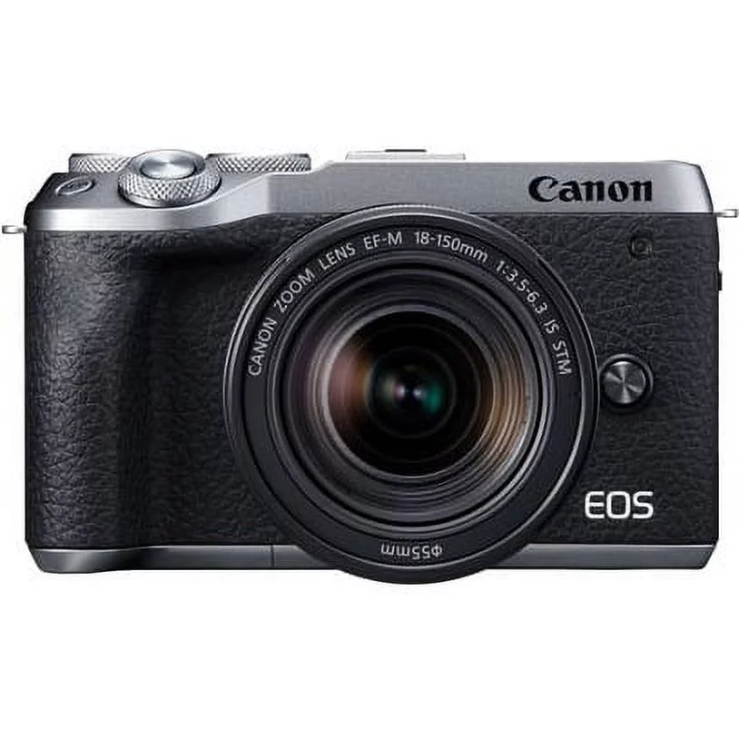 Canon EOS M6 Mark II 32.5 Megapixel Mirrorless Camera with Lens, 0.71