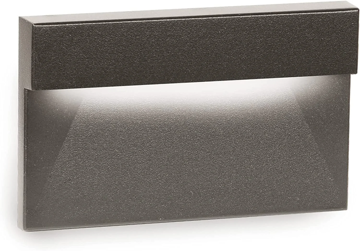 LEDme 120V LED Horizontal Ledge Indoor and Outdoor Step and Wall Light Amber 1800K LED