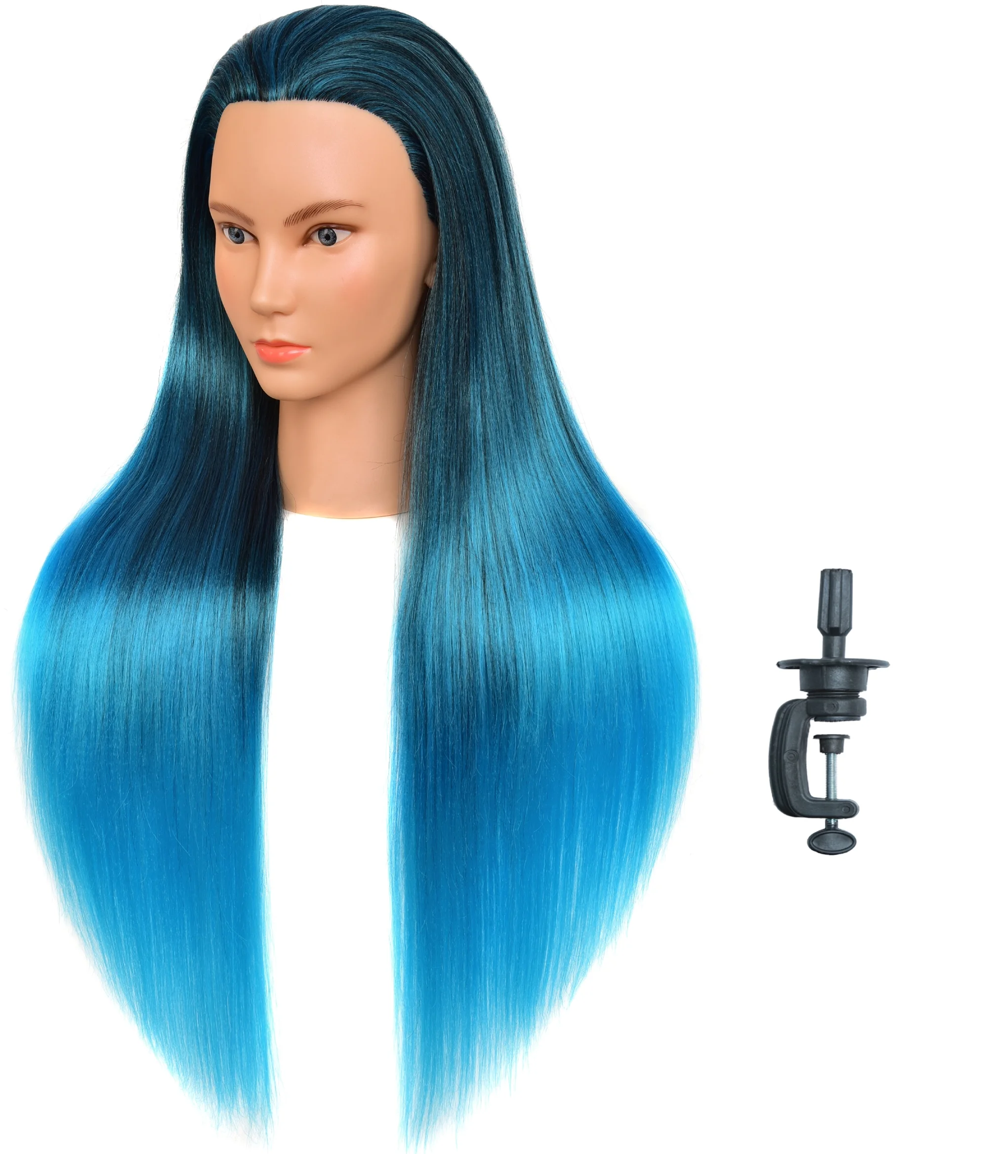 Bellrino Cosmetology Mannequin Manikin Training Head with Synthetic Fiber with Gift Set W-1SA92070