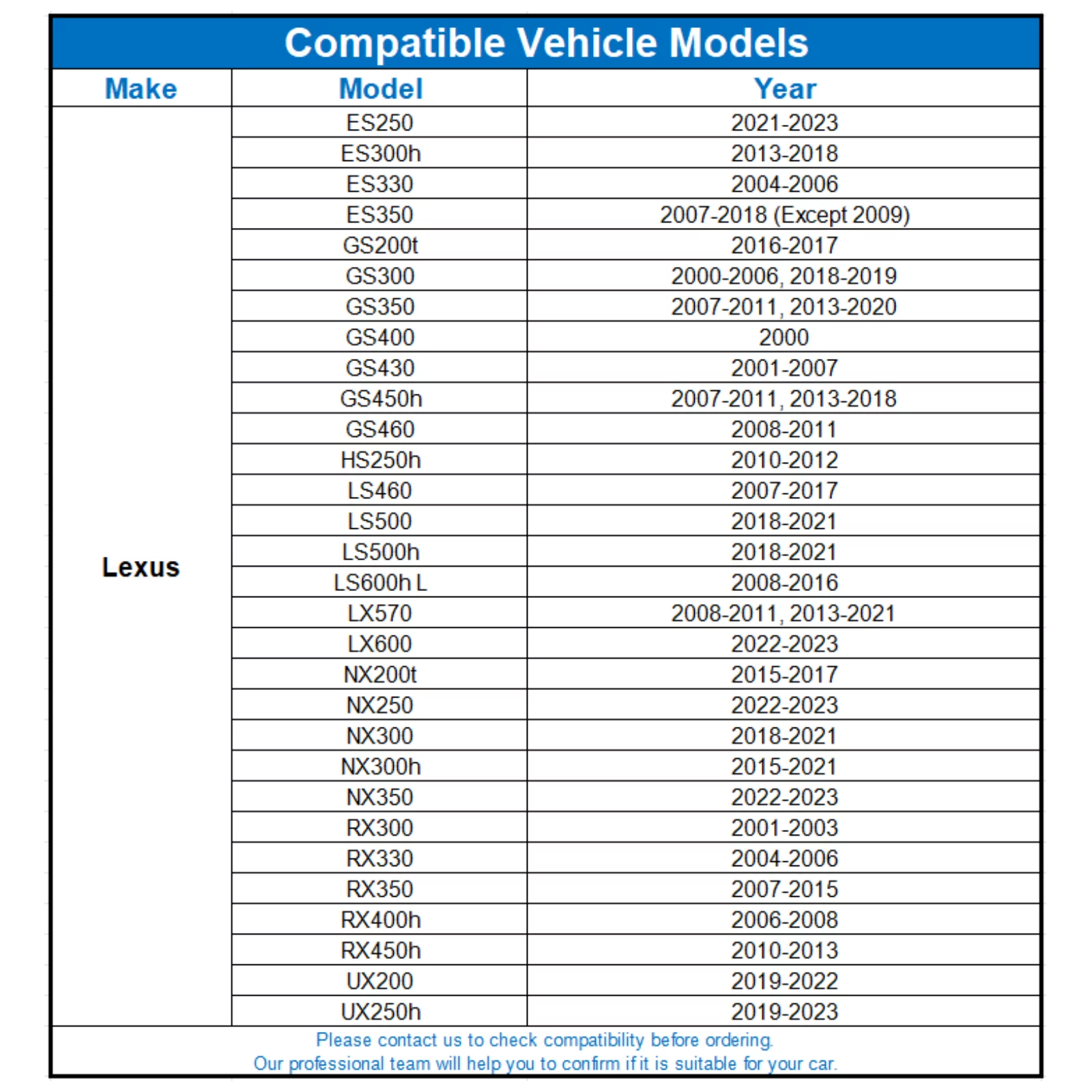 For Lexus Car Seat Cover 5 Seats, Premium Front+Rear Seat Full Set Protector, Cars SUV Automotive Interior Black