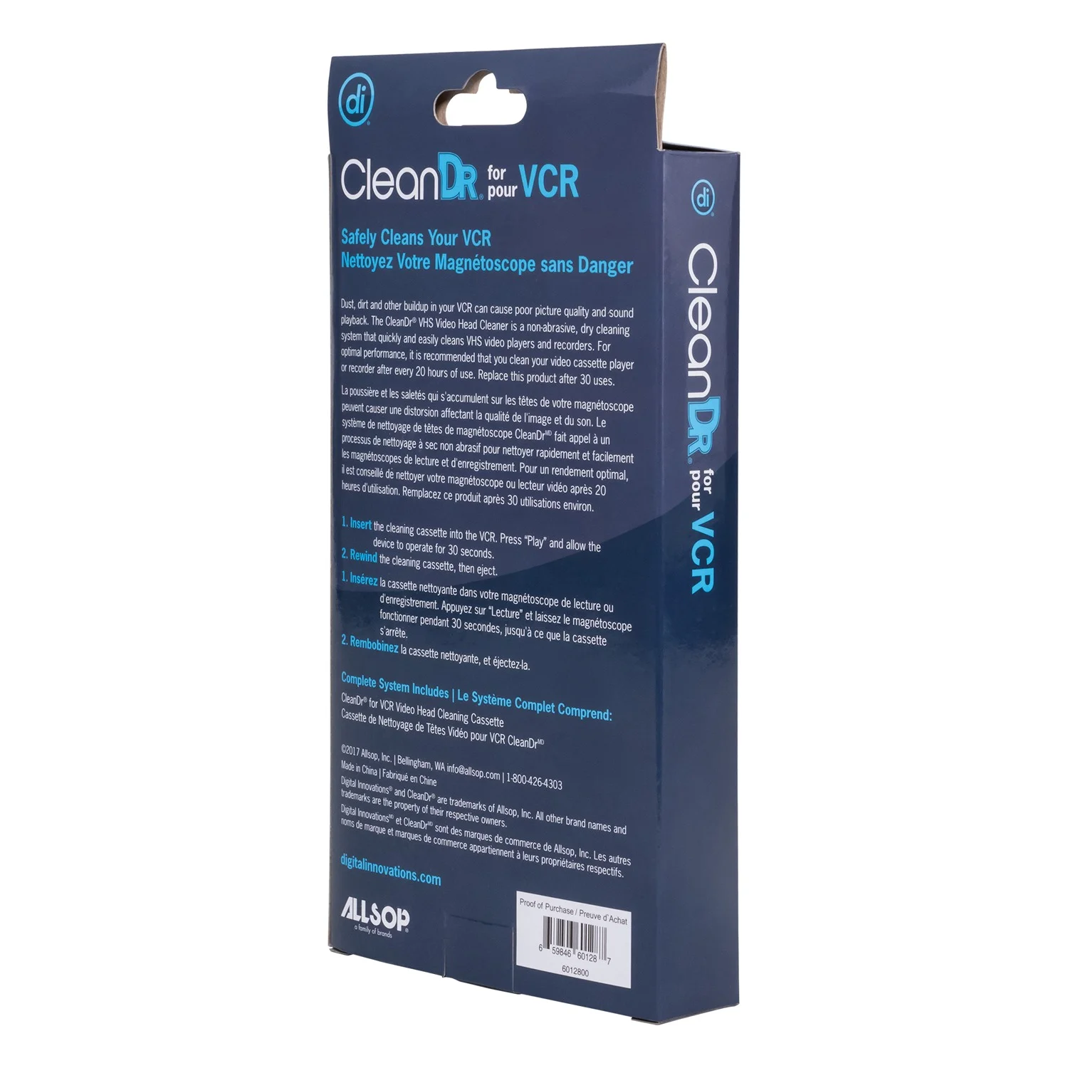 Digital Innovations 6012800 CleanDr VHS Video Head Cleaning Kit