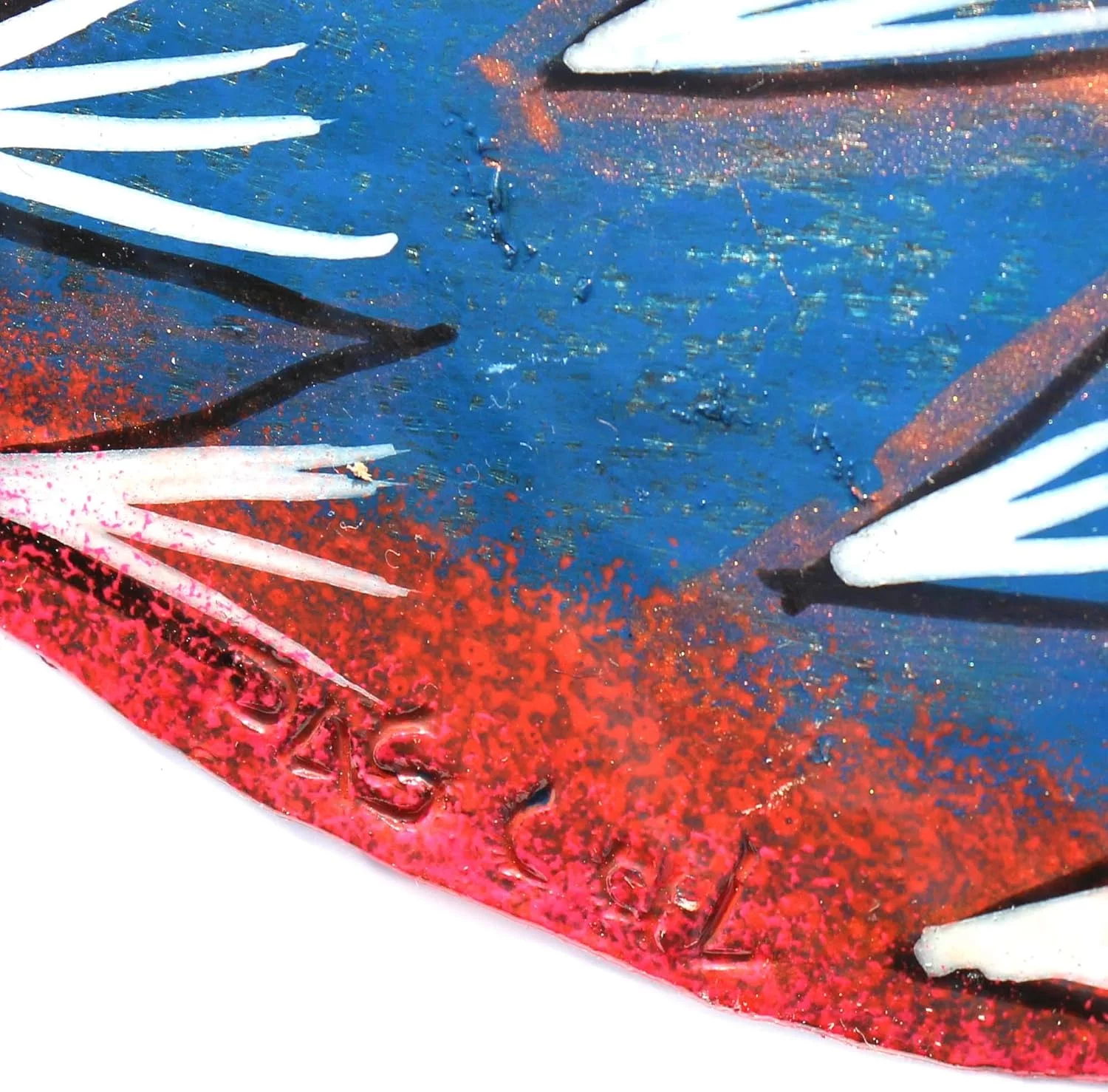 Recycled Hand-Painted Haitian Metal Wall Art Sea Life, Fish And Shell