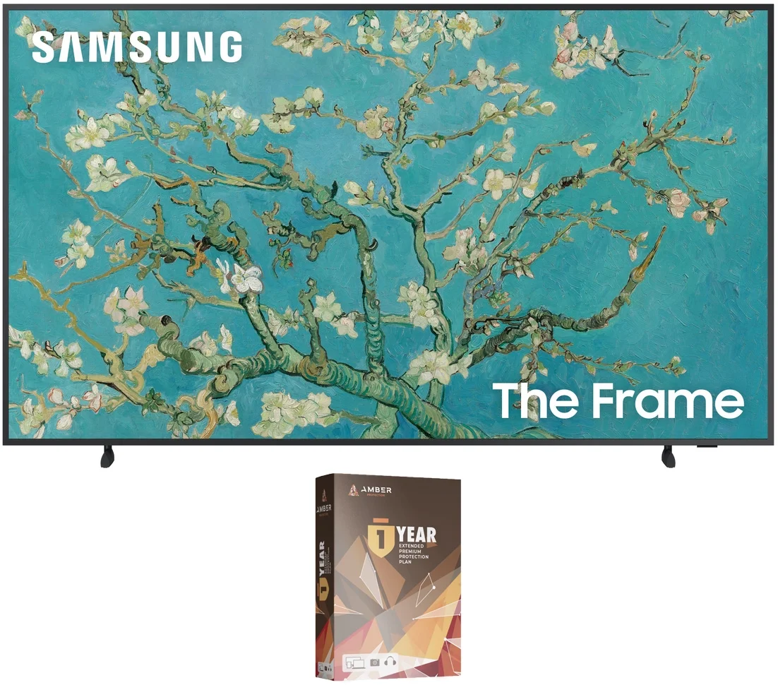 Samsung QN43LS03BAFXZA 43 Inch The Frame 4K UltraHD Smart QLED TV with an Additional 1 Year Extended Amber Protection (2022)