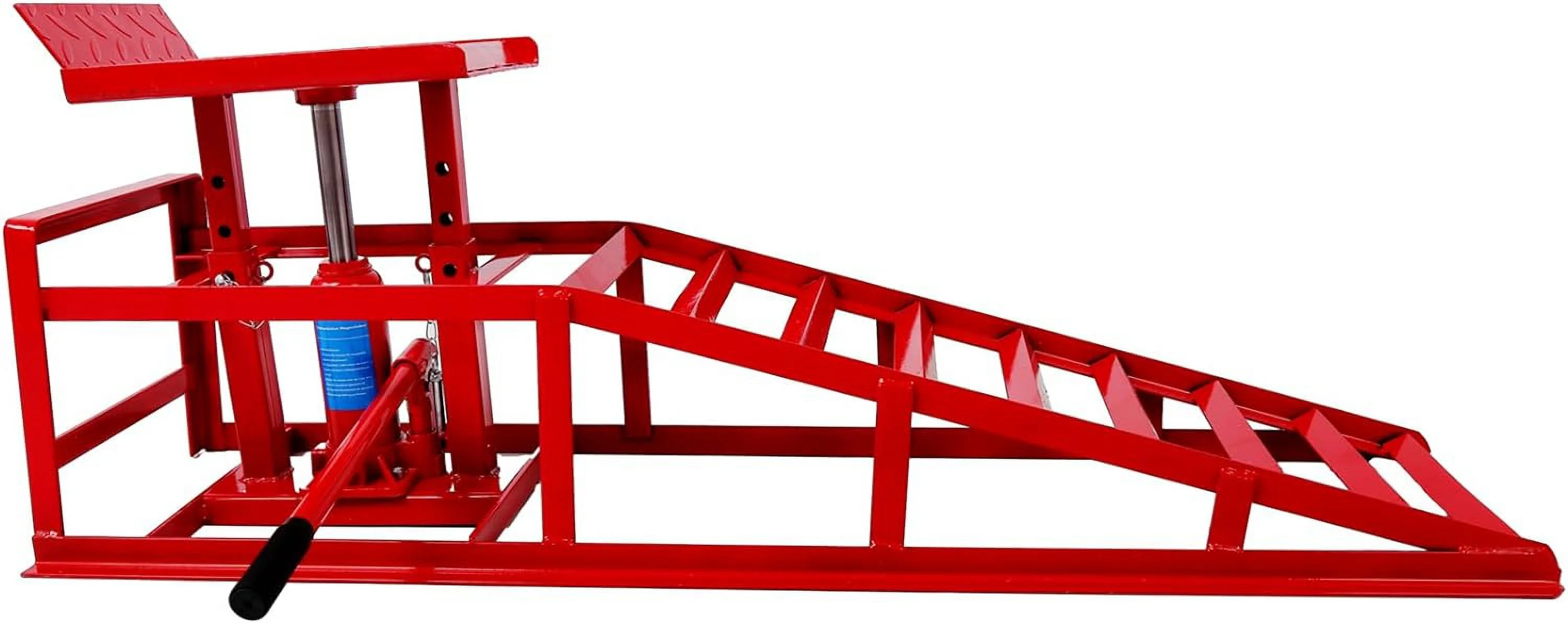 Tabaray Car Ramps Lifts 10000Lbs 5T Capacity Garage Vehicle Lift Ramps Auto Car Truck Service Ramps Lifts Automotive Hydraulic Lift Repair Frame Lift (Set of 2, Red)