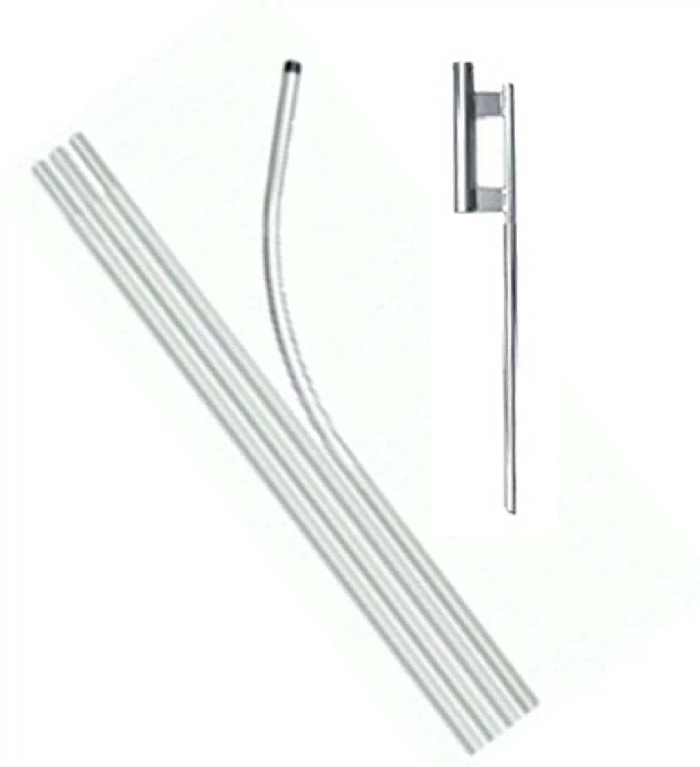 Swooper Flag Banner 15FT 4PC Pole + Ground Mount Spike Stake