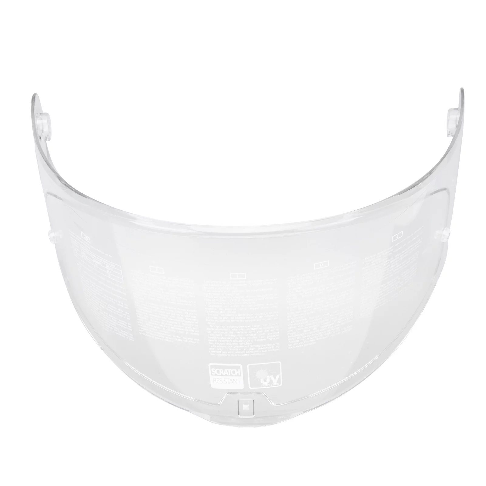 DEWIN Motorcycle Helmet Visor Lens Wearproof Sun Protection Clear Vision Helmet Visor for FF320 328 353 800 Motorcycle Helmet(transparent)