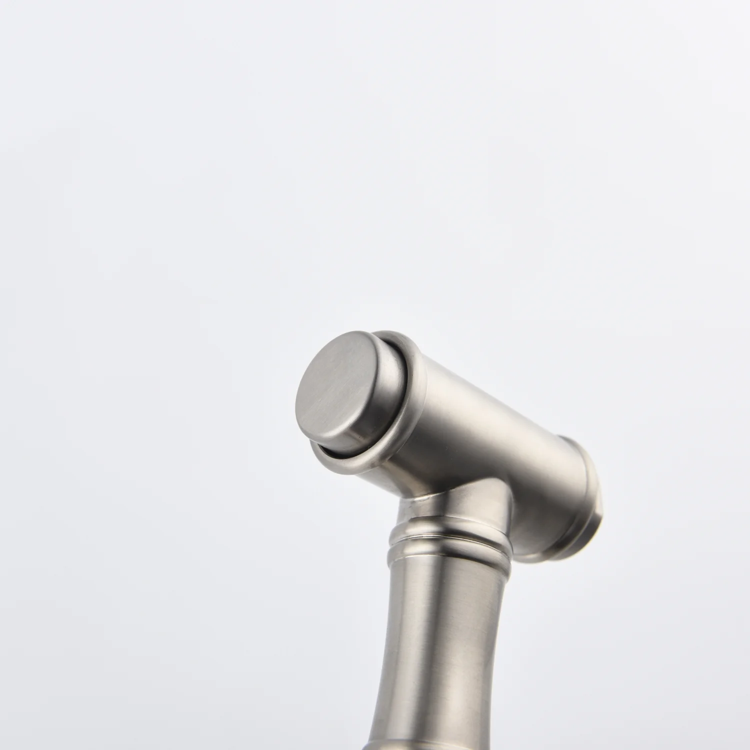 DremFaryoyo Bridge Dual Handles Kitchen Faucet With Pull-Out Side Spray in