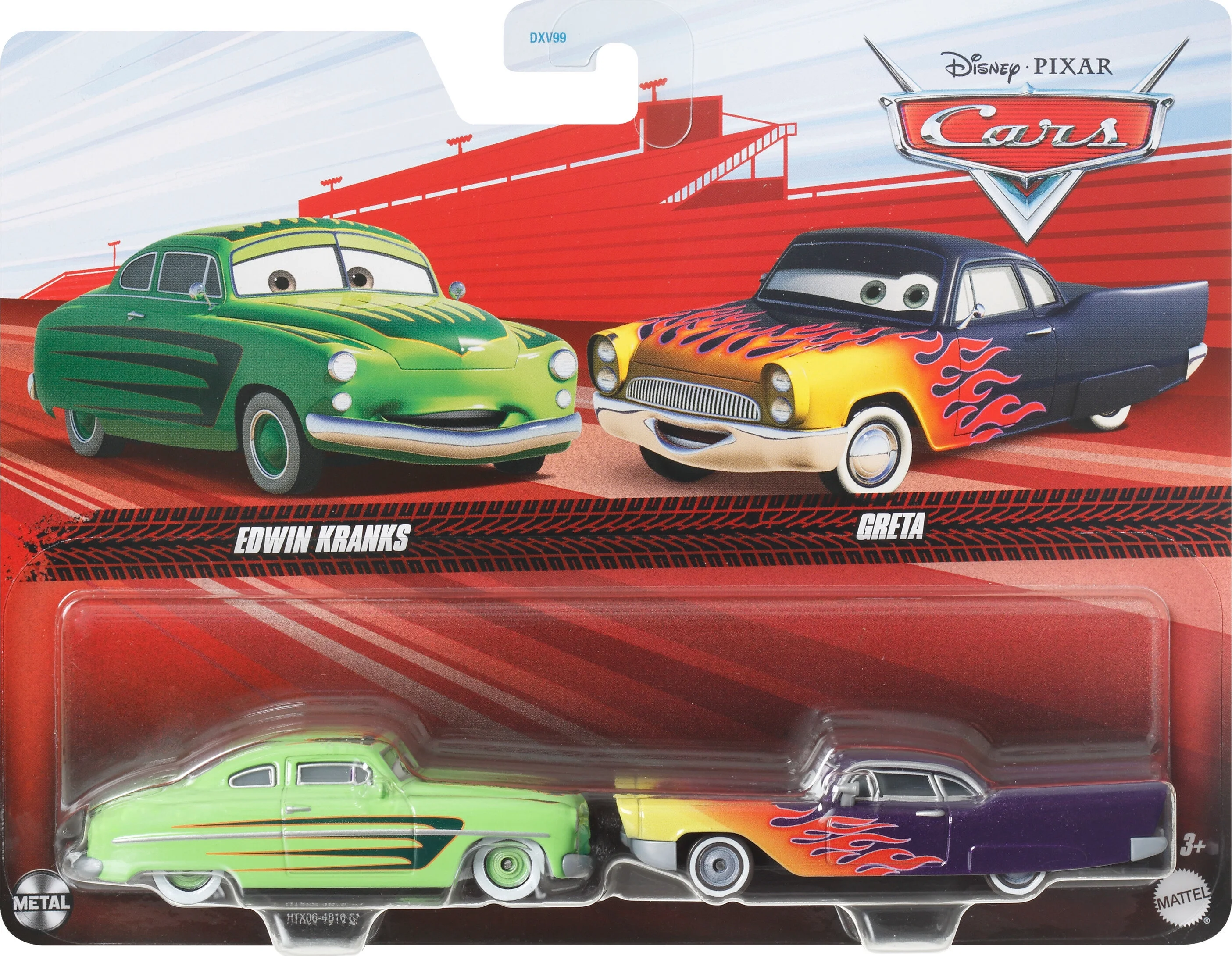 Disney Pixar Cars 2-Pack Collection, 1:55 Scale Die-Cast Vehicles