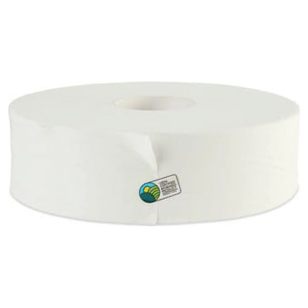 Boardwalk, JRT Bath Tissue Jumbo, Septic Safe, 2-Ply, White, 3.5