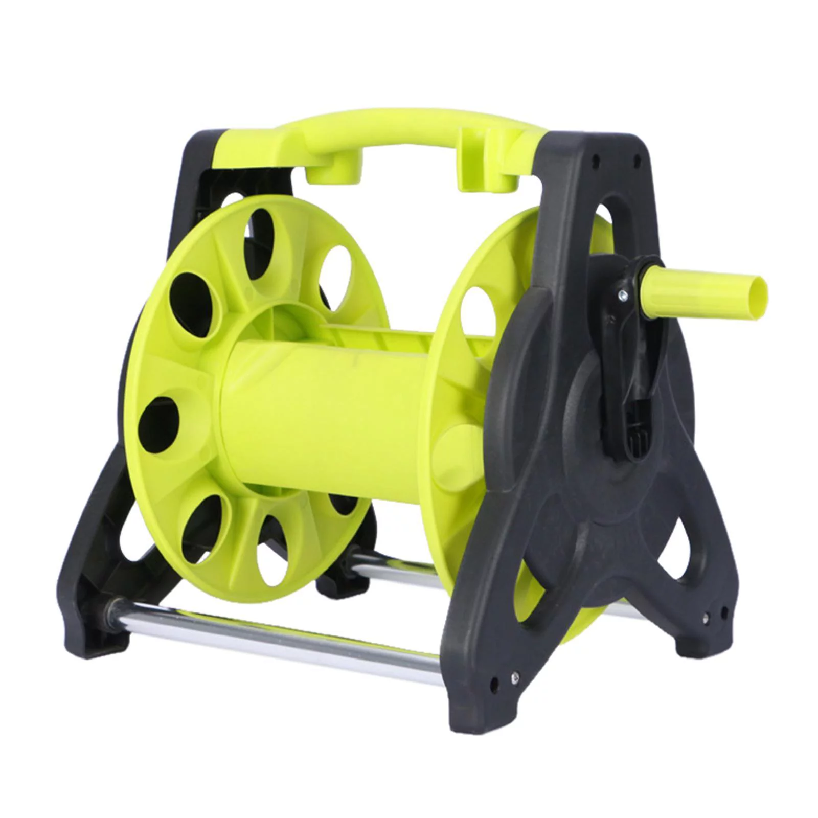 Garden Hose Holder Heavy Duty Water Hose Holder Hose Hanger Decorative Garden Hose Storage Hose Reel Cart Pressure Washer Hose Holders - Green