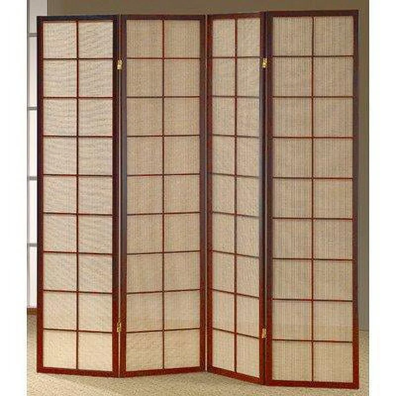 70 x 68 Shoji 4 Panel Room Divider I