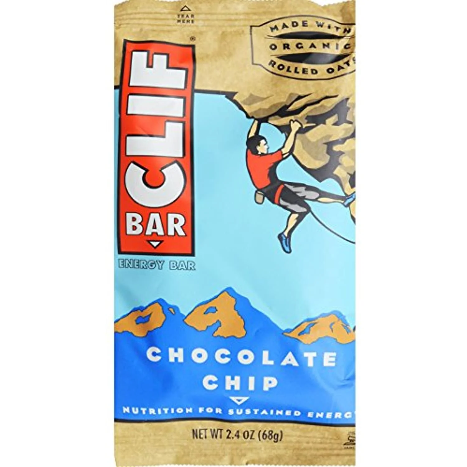Clif Bar - Organic Chocolate Chip - Case Of 12-2.4 Oz