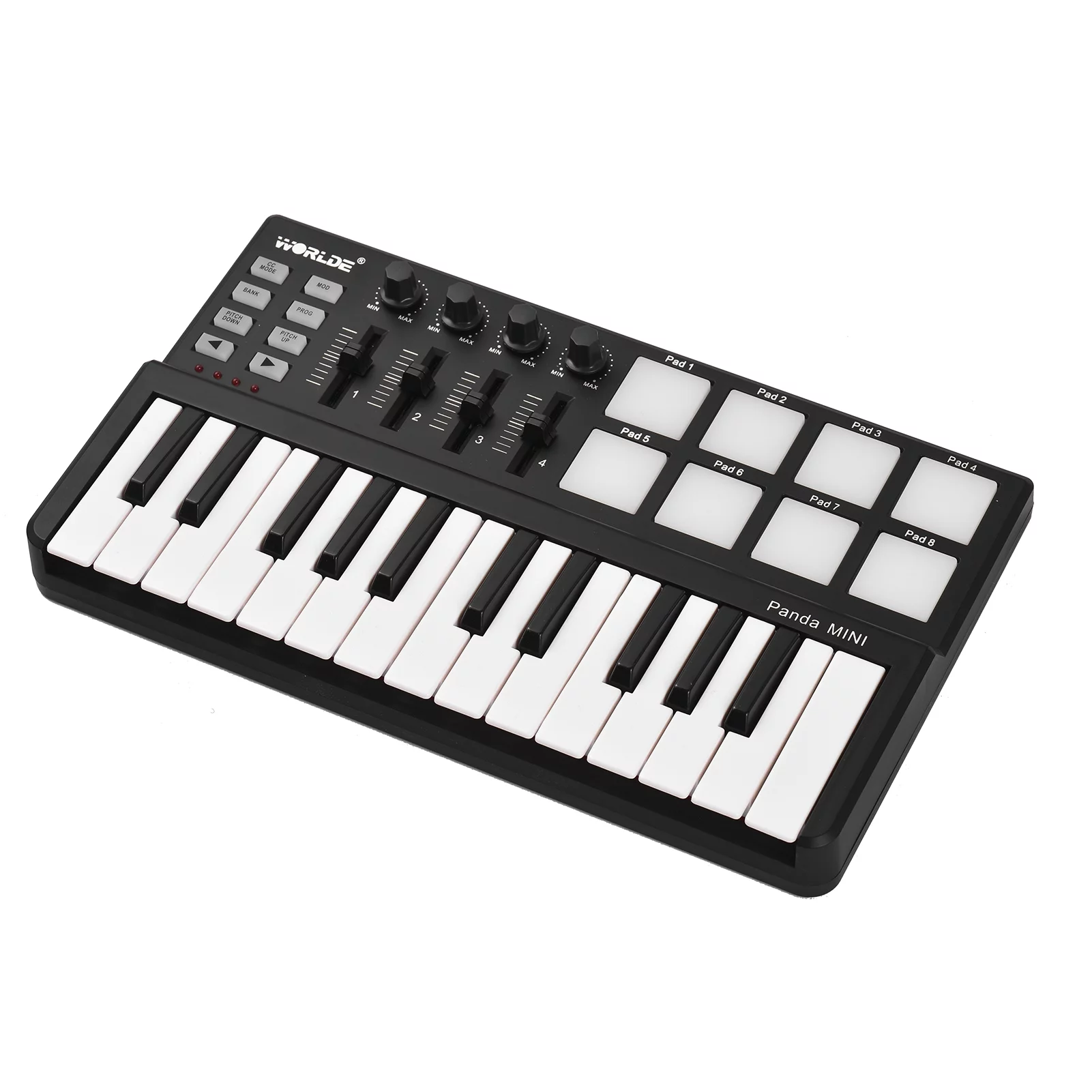MIDI controller,Portable 25-key Usb 25-key Usb And Midi Midi And Drum Pad Usb And Drum Pad I Qahm Midi Pad Mewmewcat Siuke Midi Mewmewcat Portable Pad Mewmewcat Panda