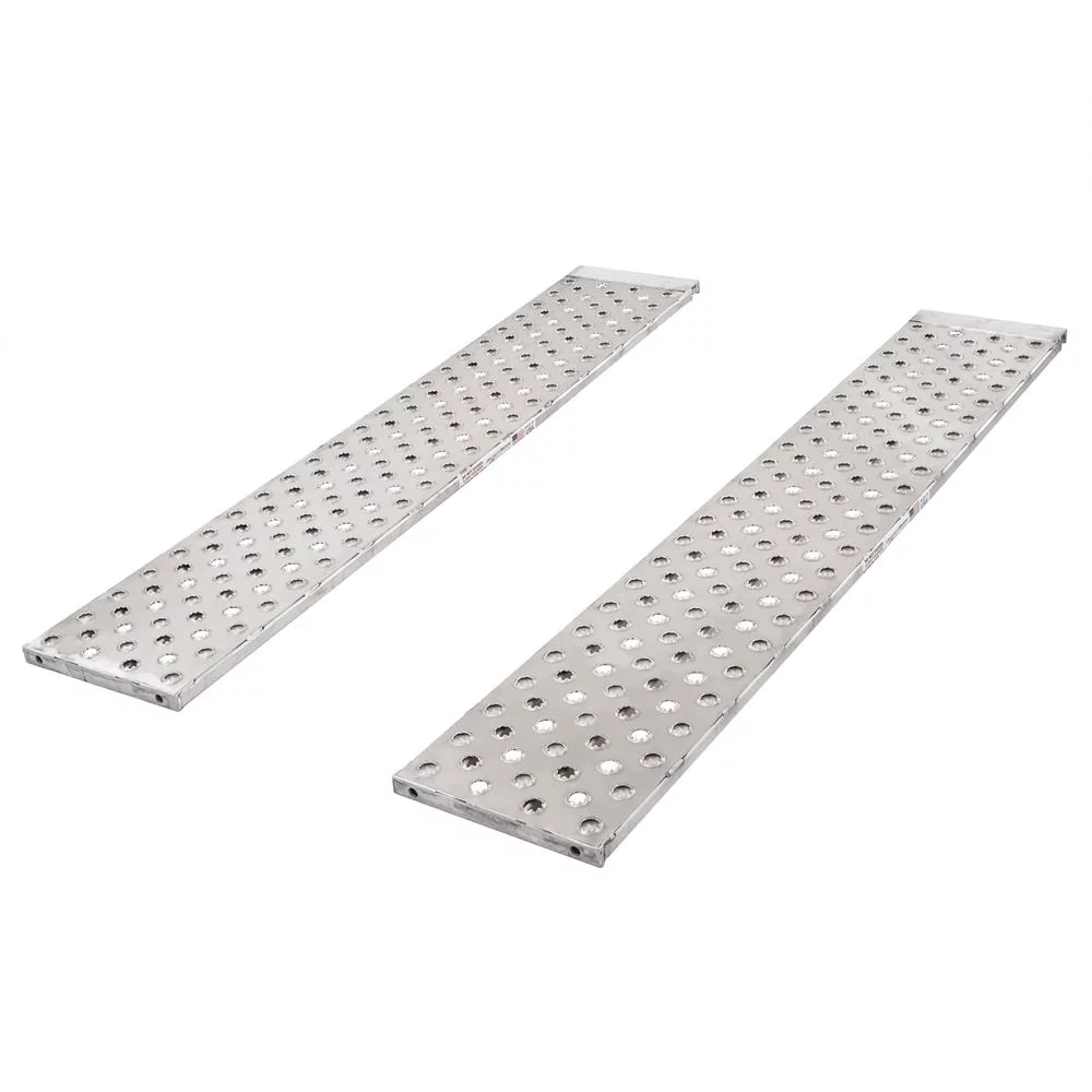 Cotrell Aluminum Roller End Replacement Trailer Ramps for Car Hauler - 5,000 lb per axle Capacity