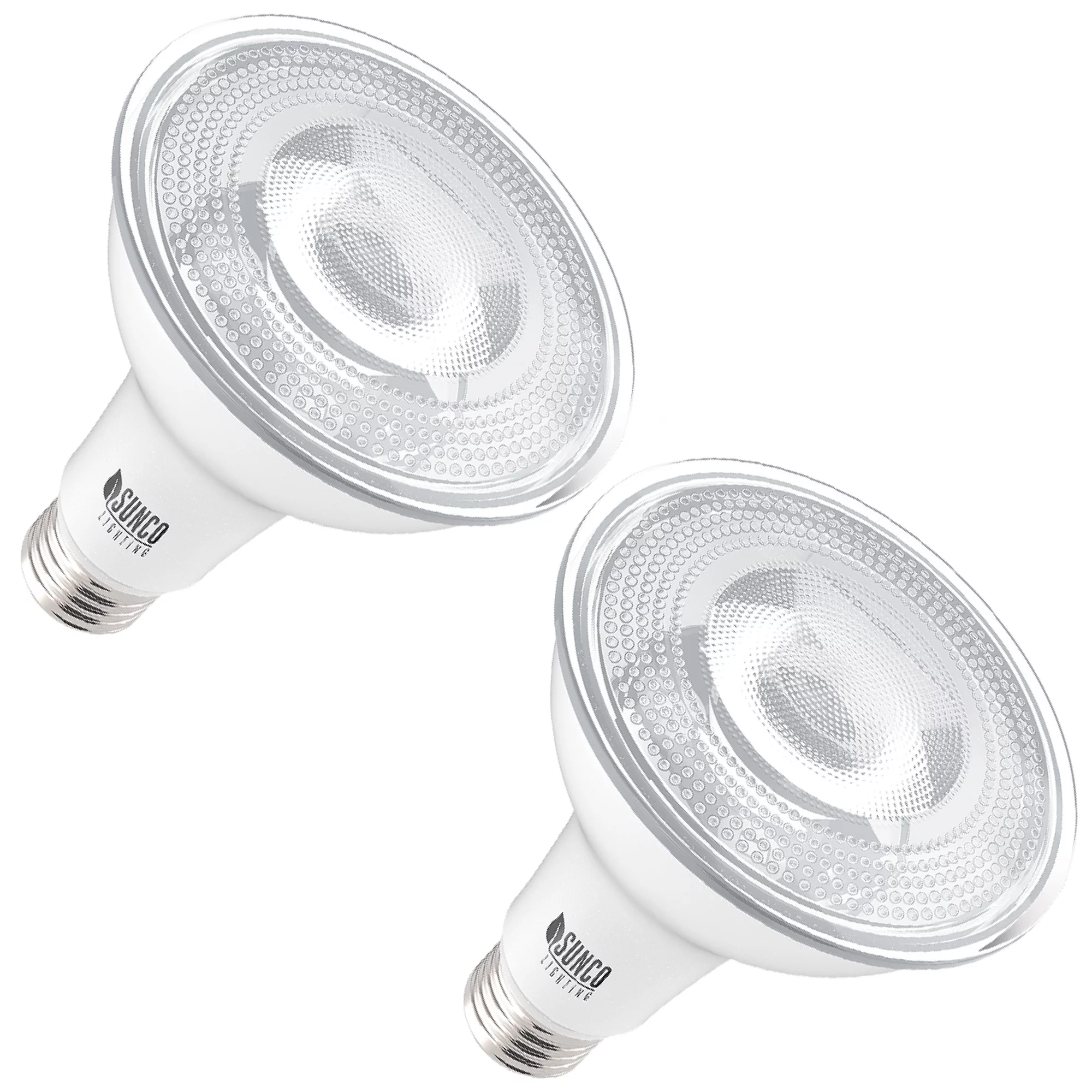 Sunco Lighting 2 Pack PAR30 LED Bulb, 11W=75W, Dimmable, 5000K Daylight, 850 LM, E26 base, Flood Light, Indoor/Outdoor - UL & Energy Star