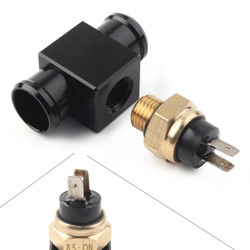 BFY Motorcycle 22mm Temperature Switch Radiator Fan For Yamaha Kawasaki Honda 125-530 Exc Excf Black