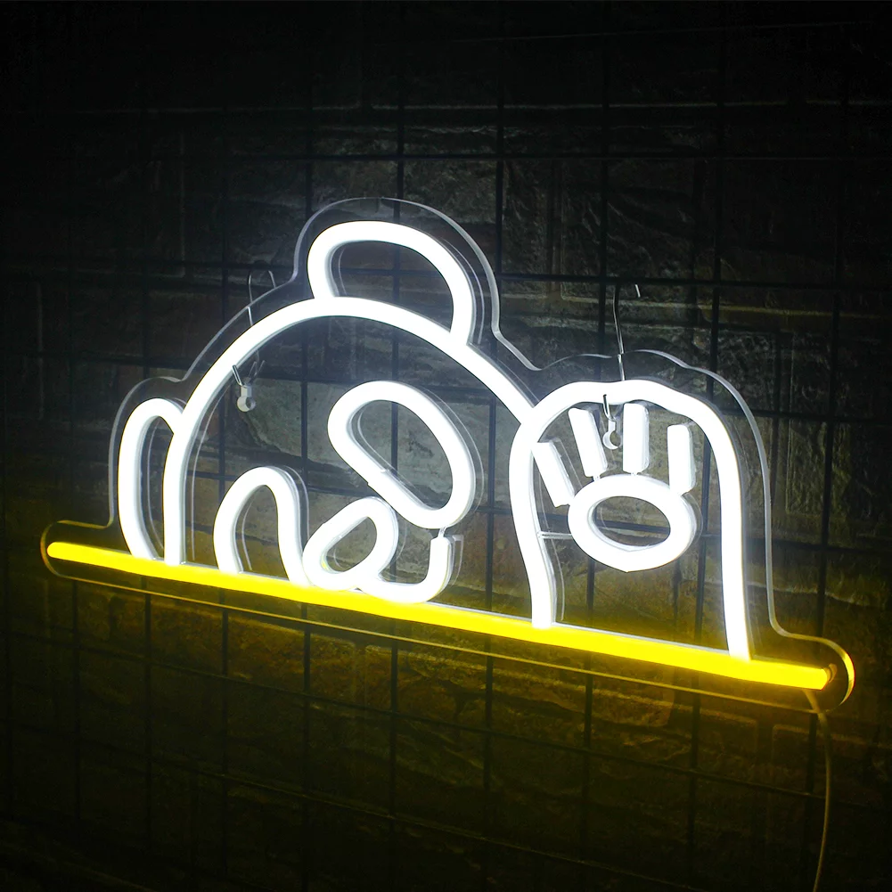 WX&YH Panda LED Neon Light Signs USB Power for Bedroom Home Wedding Party Decoration