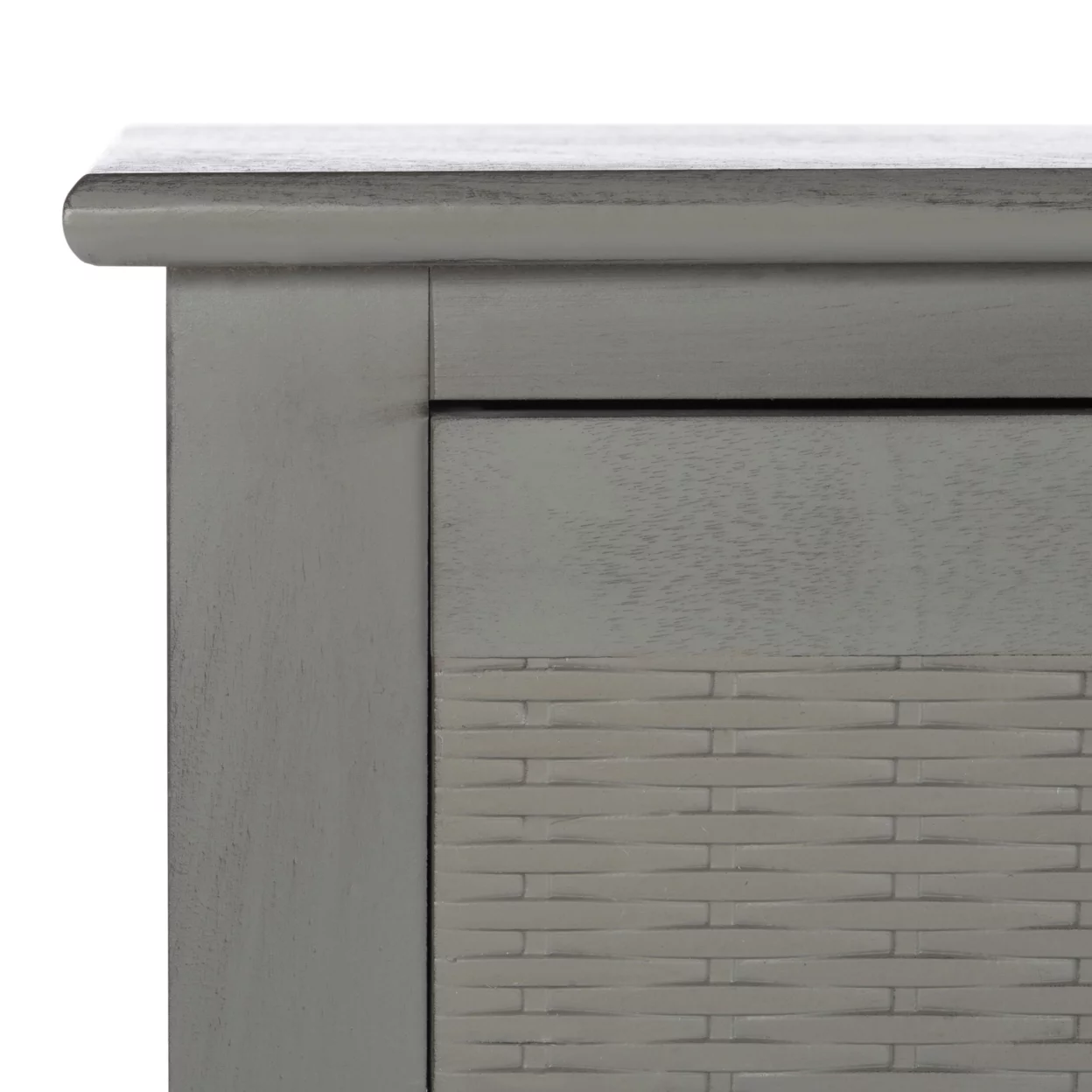 SAFAVIEH Landers 2-Drawer Console Table Distressed / Grey