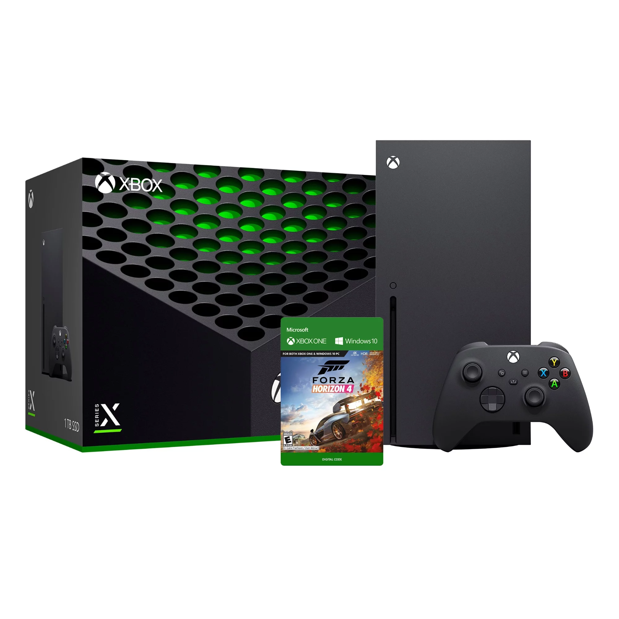 2023 Xbox Series X Game and Accessory Bundle - 1TB SSD Black Xbox X Console and Wireless Controller with Forza Horizon 4 Full Game and Mytrix HDMI 2.1 Cable for Xbox
