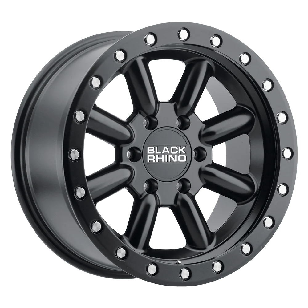 Black Rhino Cast Aluminum Rim BRHCH 17X8.5 5X5.0 M-BLK -10MM, 1785HCH-05127M71