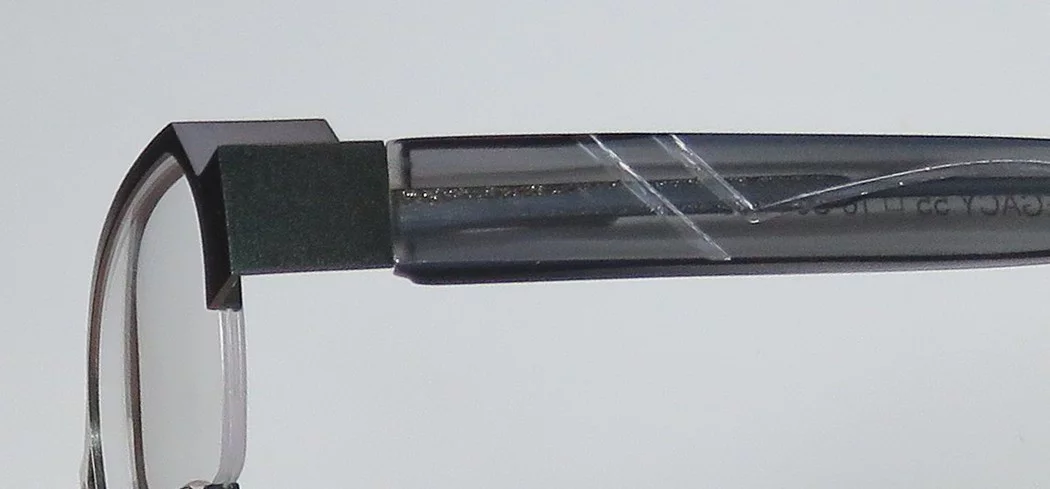 NEW HARRY LARY'S LEGACY MENS DESIGNER FULL-RIM SAGE / TRANSPARENT GRAY ULTIMATE COMFORT SPECIAL FRAME DEMO LENSES 55-16-0 FLEXIBLE HINGES EYEGLASSES/SPECTACLES