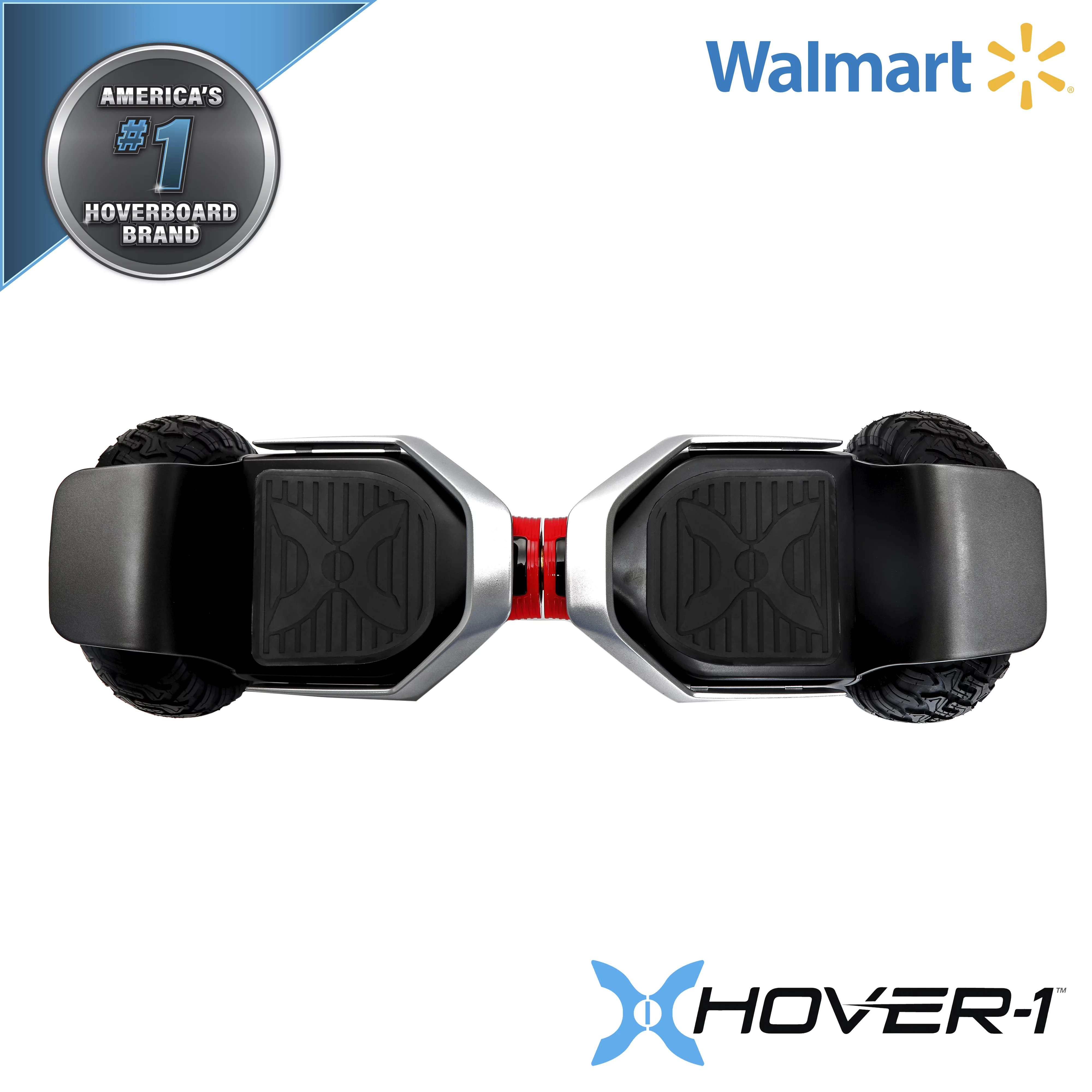 Hover-1 Beast UL Certified Electric Hoverboard w/ 10 in Off-Road Wheels, LED Lights, Bluetooth Speaker, and App Enabled