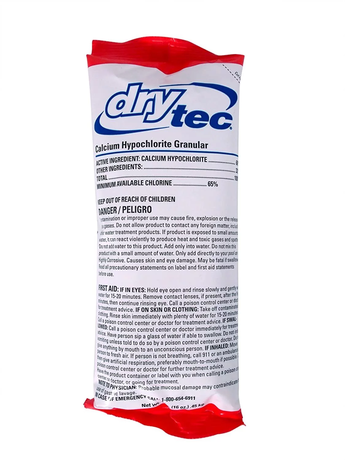 DryTec 367 Calcium Hypochlorite Pool Shock, 1-Pack